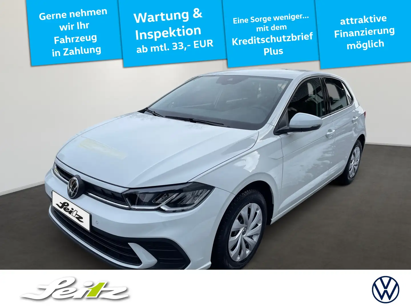 Volkswagen Polo VI 1.0 Life *LED*PARKSENSOR*SITZH* Wit - 1