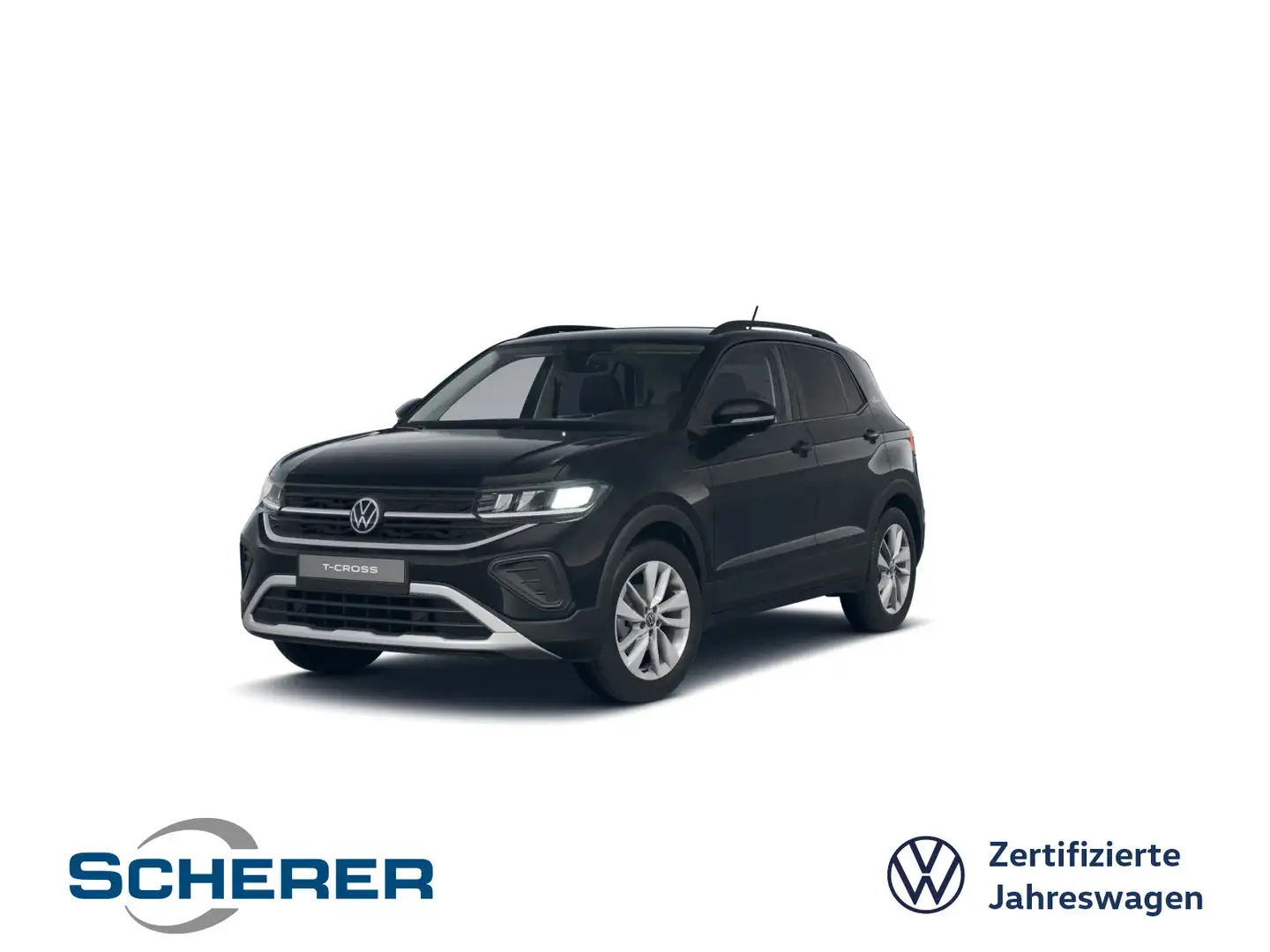 Volkswagen T-Cross GOAL 1.0 TSI, NAVI, LED, SHZ, AKTIONSLEA Schwarz - 1