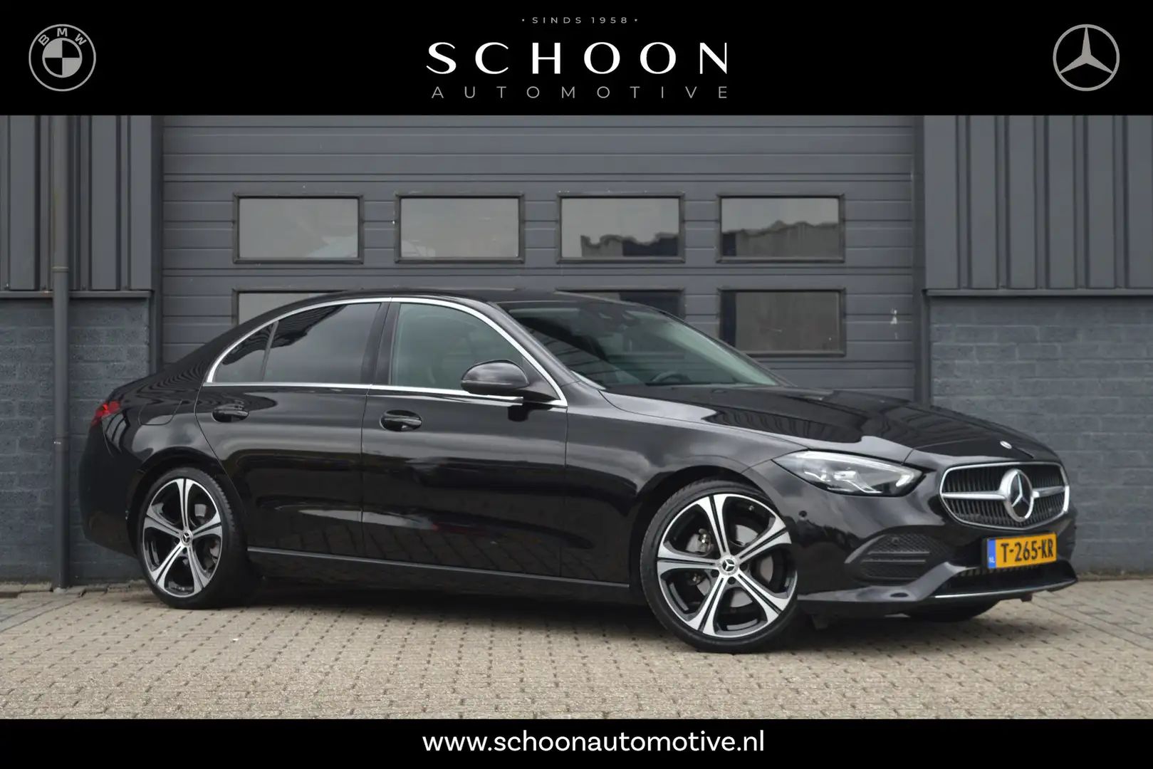 Mercedes-Benz C 180 Luxury Line | ACC | CAMERA | SFEERVERLICHTING | CA Zwart - 1