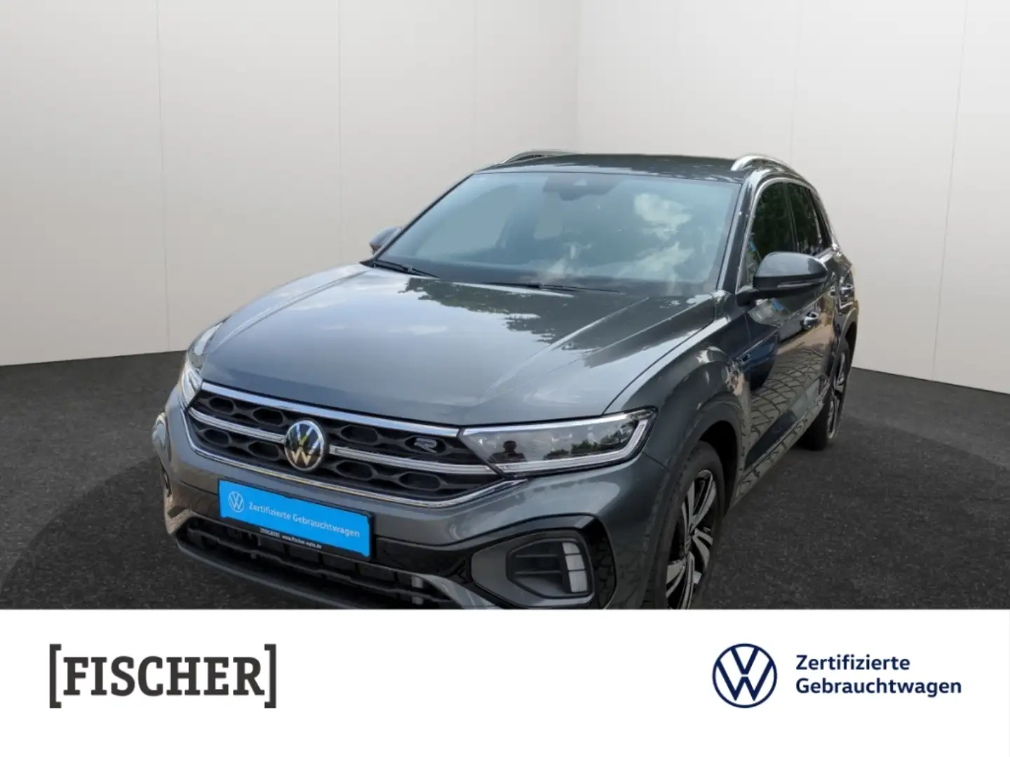 Volkswagen T-Roc 1.5TSI DSG R-Line Matrix Navi Rear View ACC Beats Grau - 1