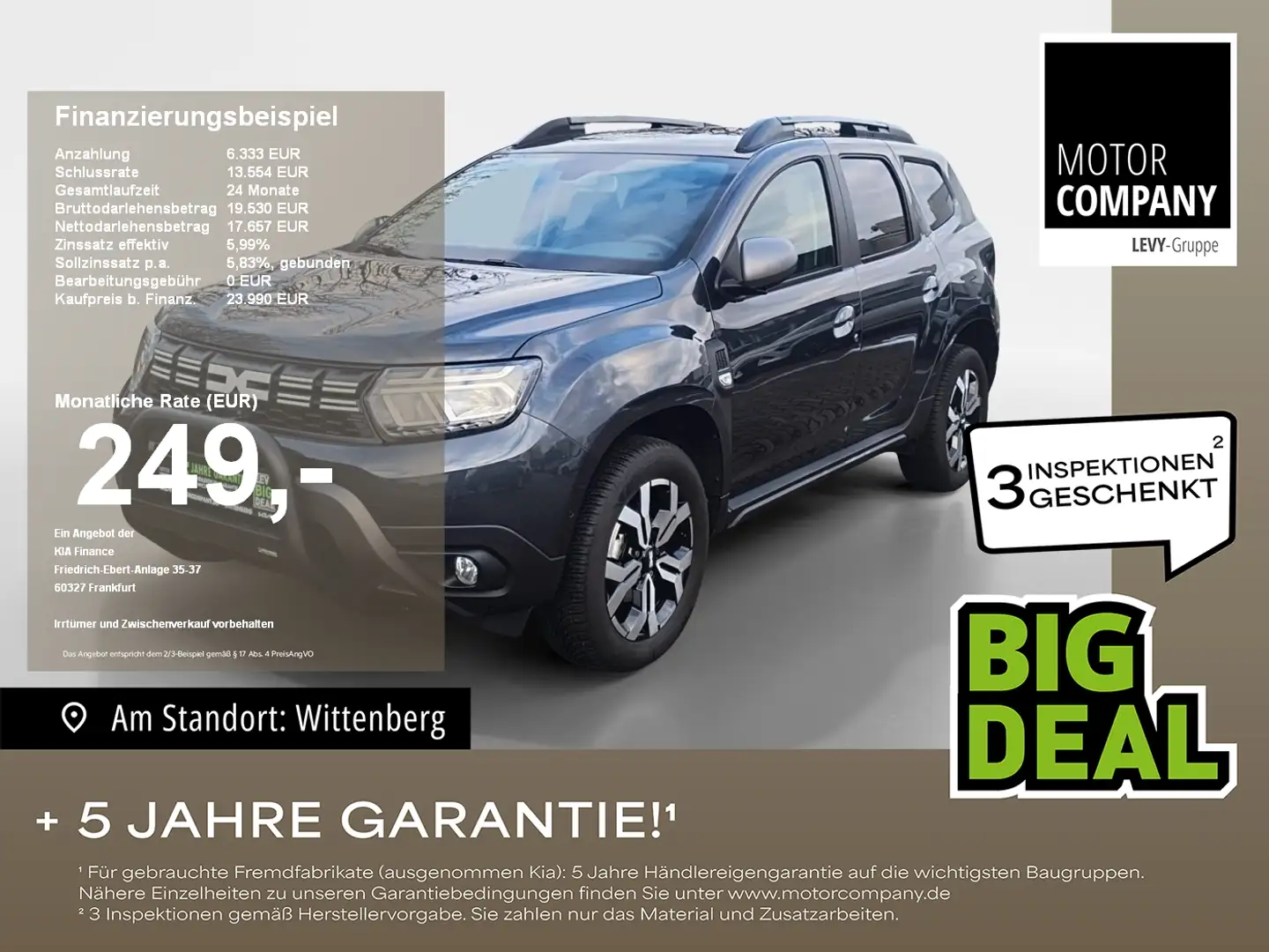 Dacia Duster II 1.3 TCe 150 GPF Journey Allrad*Kamera* Grau - 1