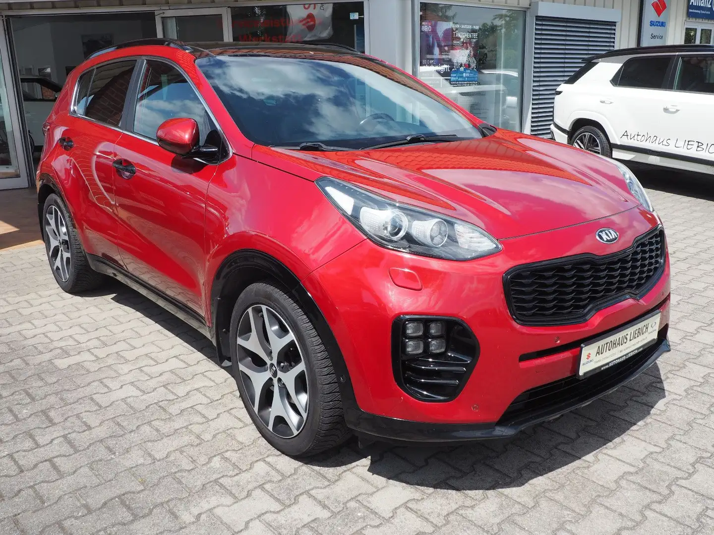 Kia Sportage 2.0 CRDi 185 AWD GT line Automatik Rojo - 1