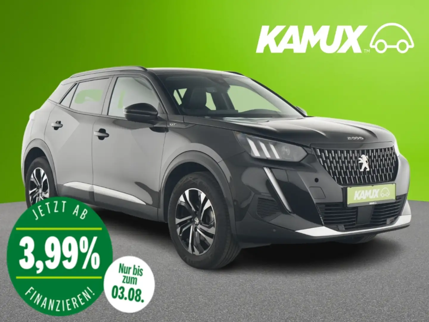 Peugeot 2008 1.2PureTech Aut.GT+LED+NAVI+VIRTUAL Schwarz - 1