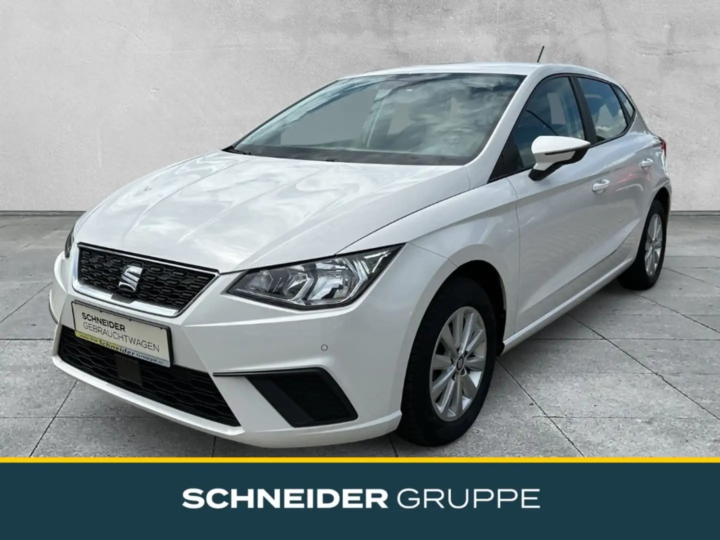 SEAT Ibiza 1.0 STYLE TGI ERDGAS+KLIMA+NAVI+KAMARA+SHZ Wit - 1