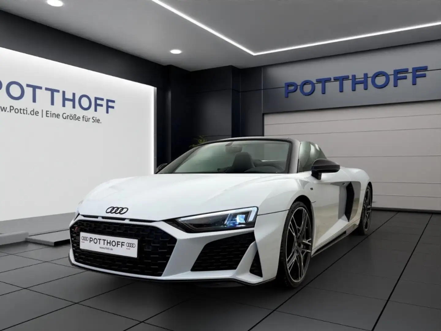 Audi R8 Spyder V10 Q PERFORMANCE NAVI+ KAMERA B&O LED Gris - 1