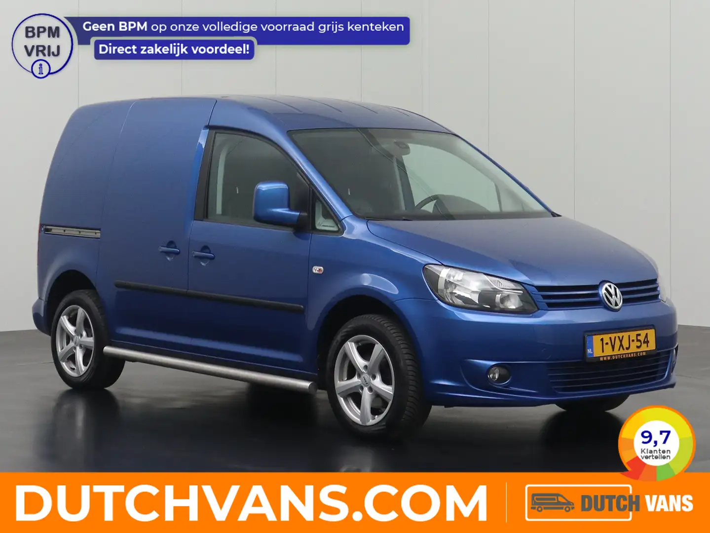 Volkswagen Caddy 1.6TDI 102PK | Airco | Leder | Trekhaak Blauw - 1