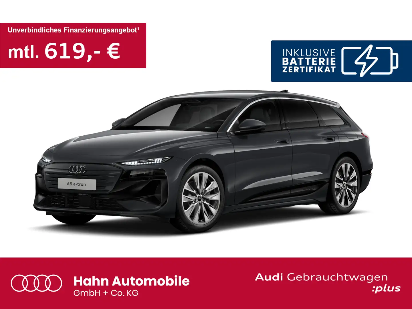 Audi Sonstige A6 e-tron advanced tech plus 360° AHK LED+ 20" Grau - 1