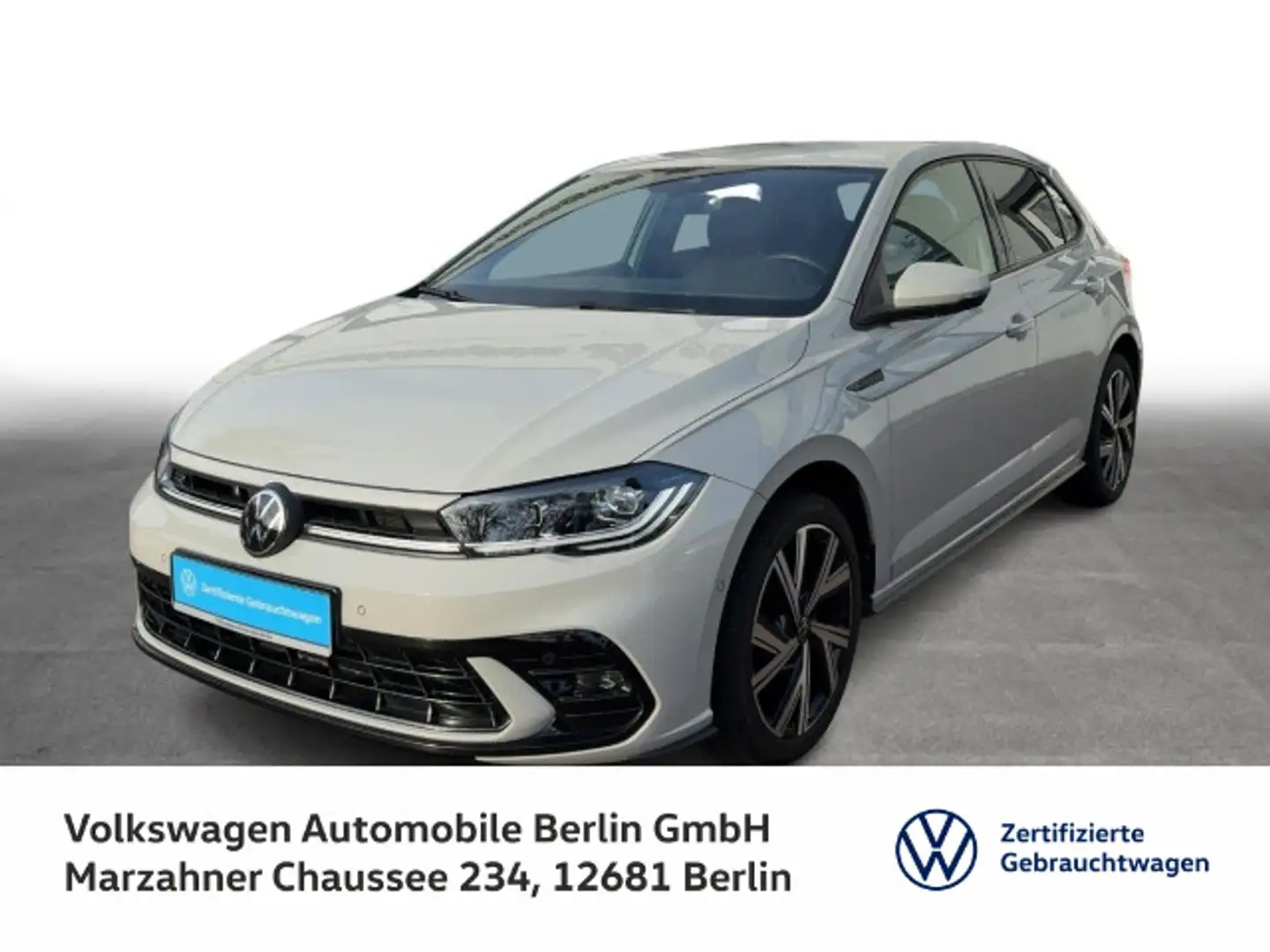 Volkswagen Polo 1.0 TSI DSG R-Line Navi LED SHZ ACC PDC Grau - 1
