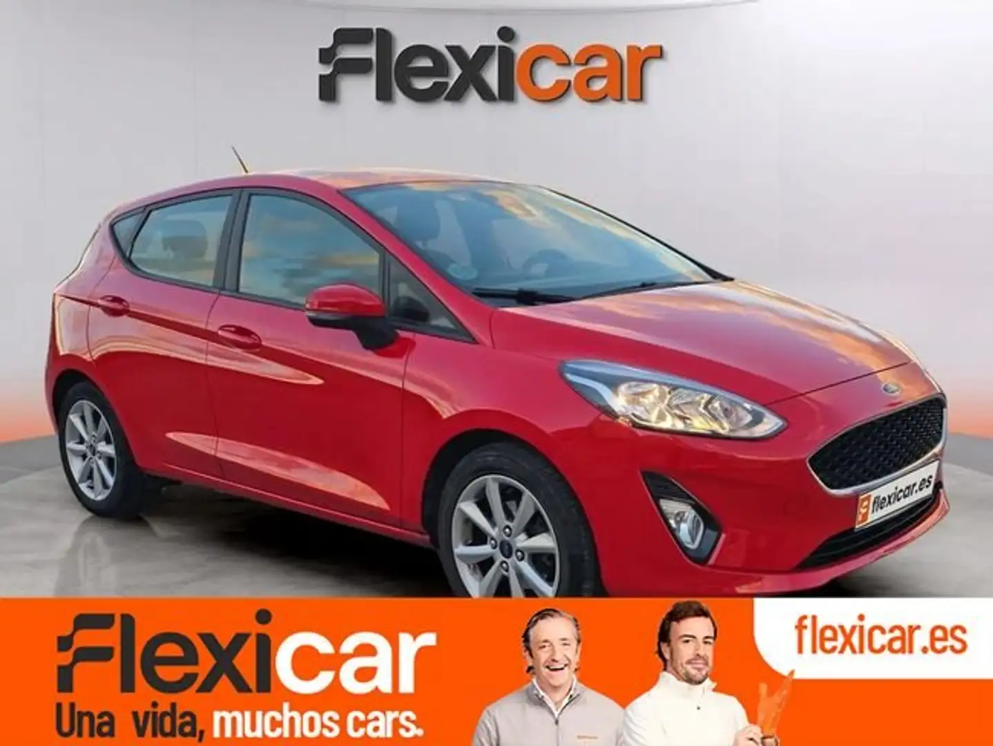 Ford Fiesta 1.1 Ti-VCT Trend+ Rojo - 1