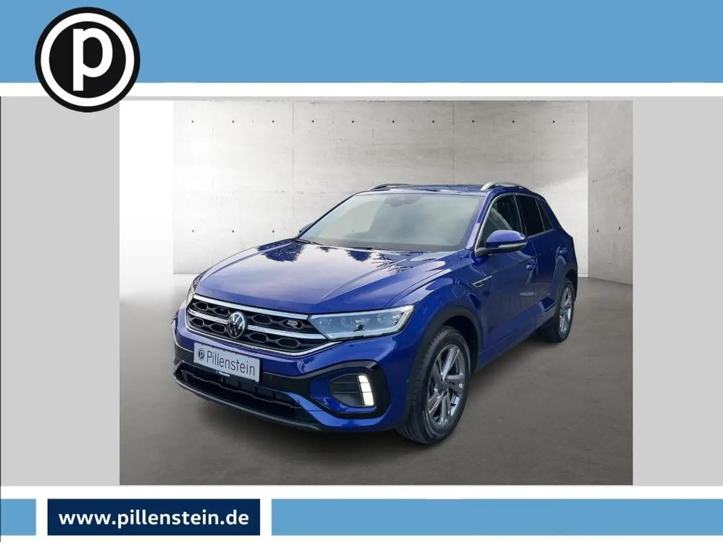 Volkswagen T-Roc R-LINE 1.5 TSI DSG PANO AHK IQ.DRIVE NAVI Blau - 1