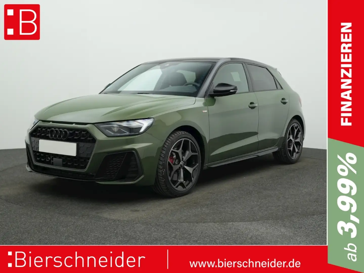 Audi A1 Sportback 30 TFSI S-tronic s-line 5-J-GAR NAVI ACC Grün - 1