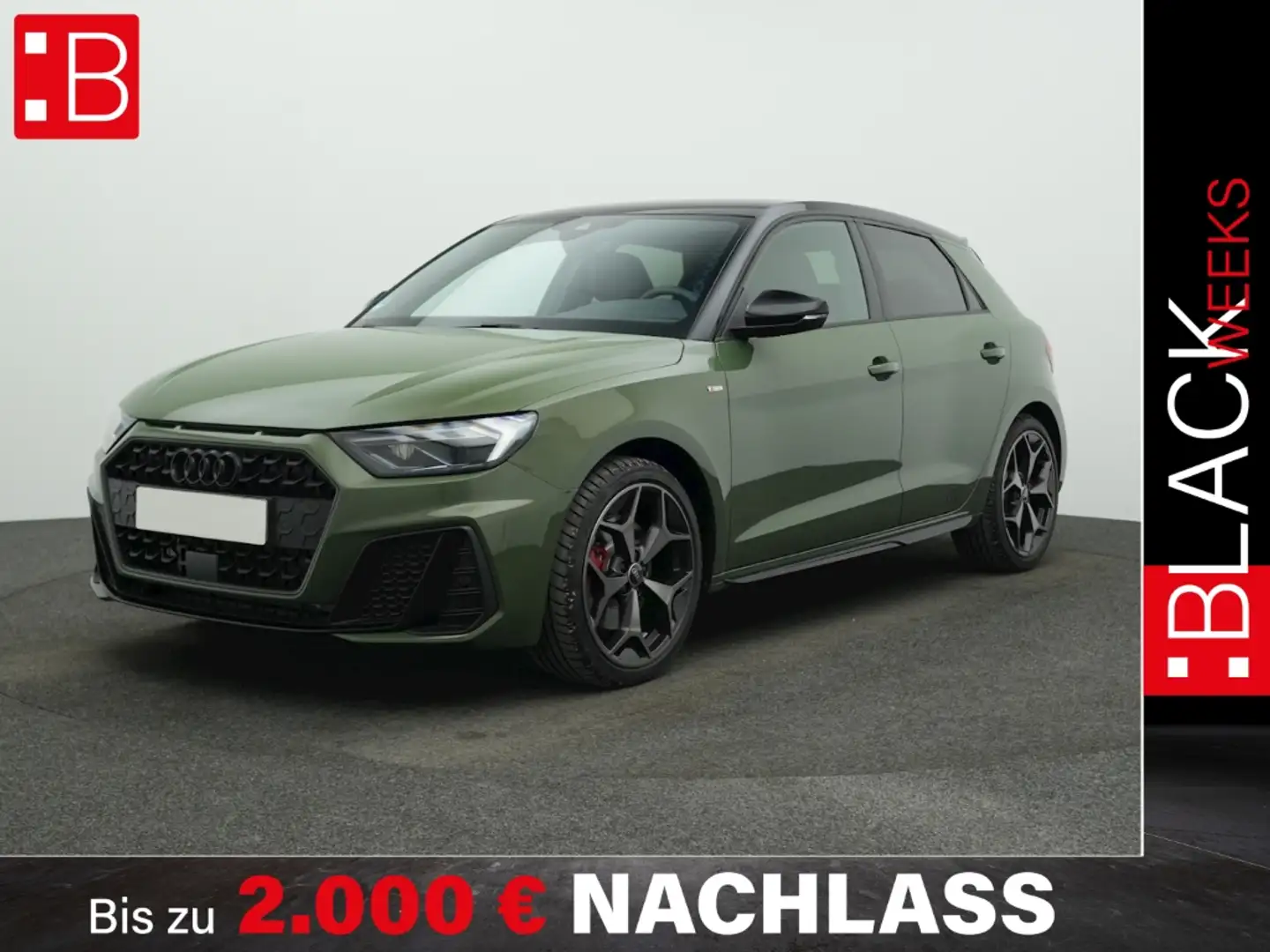 Audi A1 Sportback 30 TFSI S-tronic s-line 5-J-GAR NAVI ACC Vert - 1