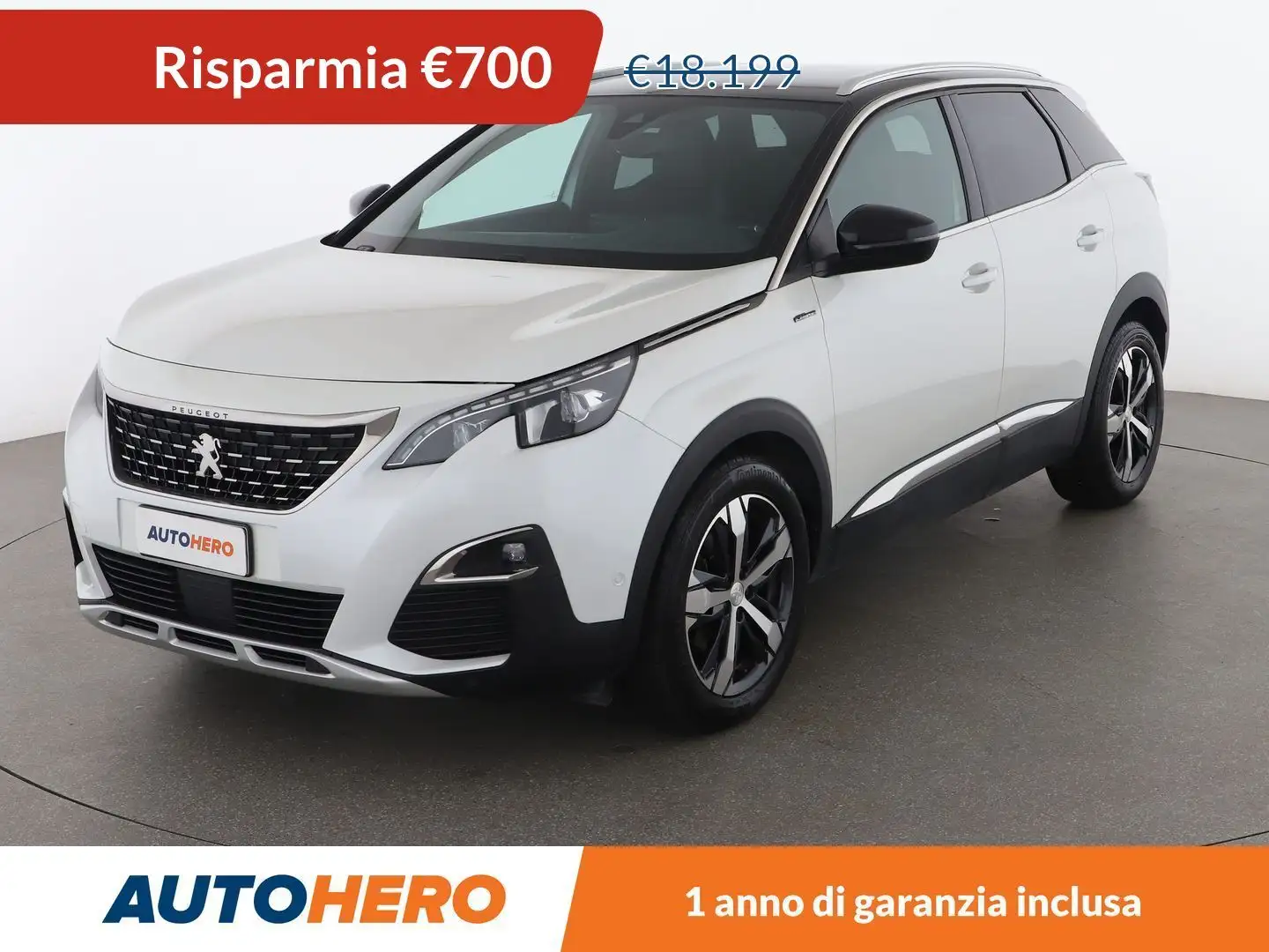Peugeot 3008 1.5 Blue-HDi GT Line 130 CV EAT8 Bianco - 1