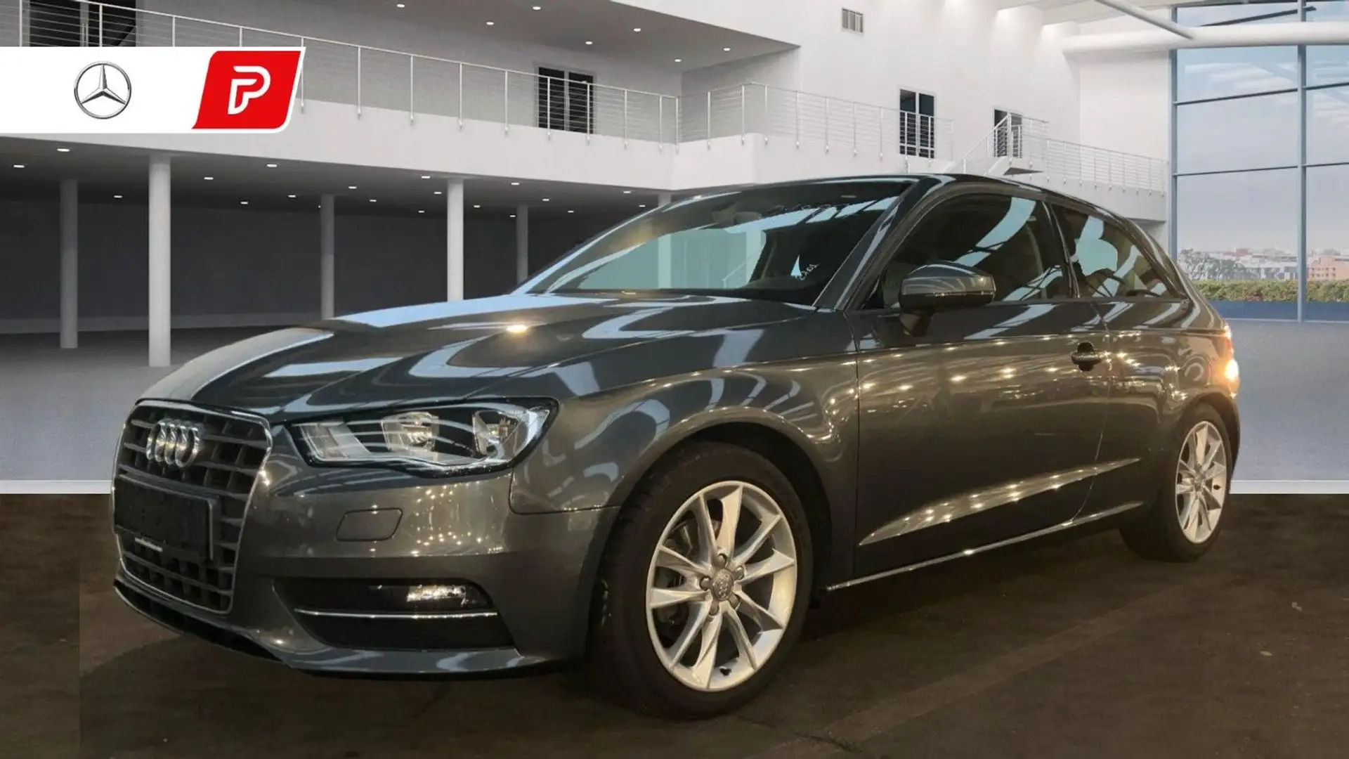 Audi A3 ambition SPORT 1.4Tfsi 2.HD MMI PDC 3-Türer Grau - 1