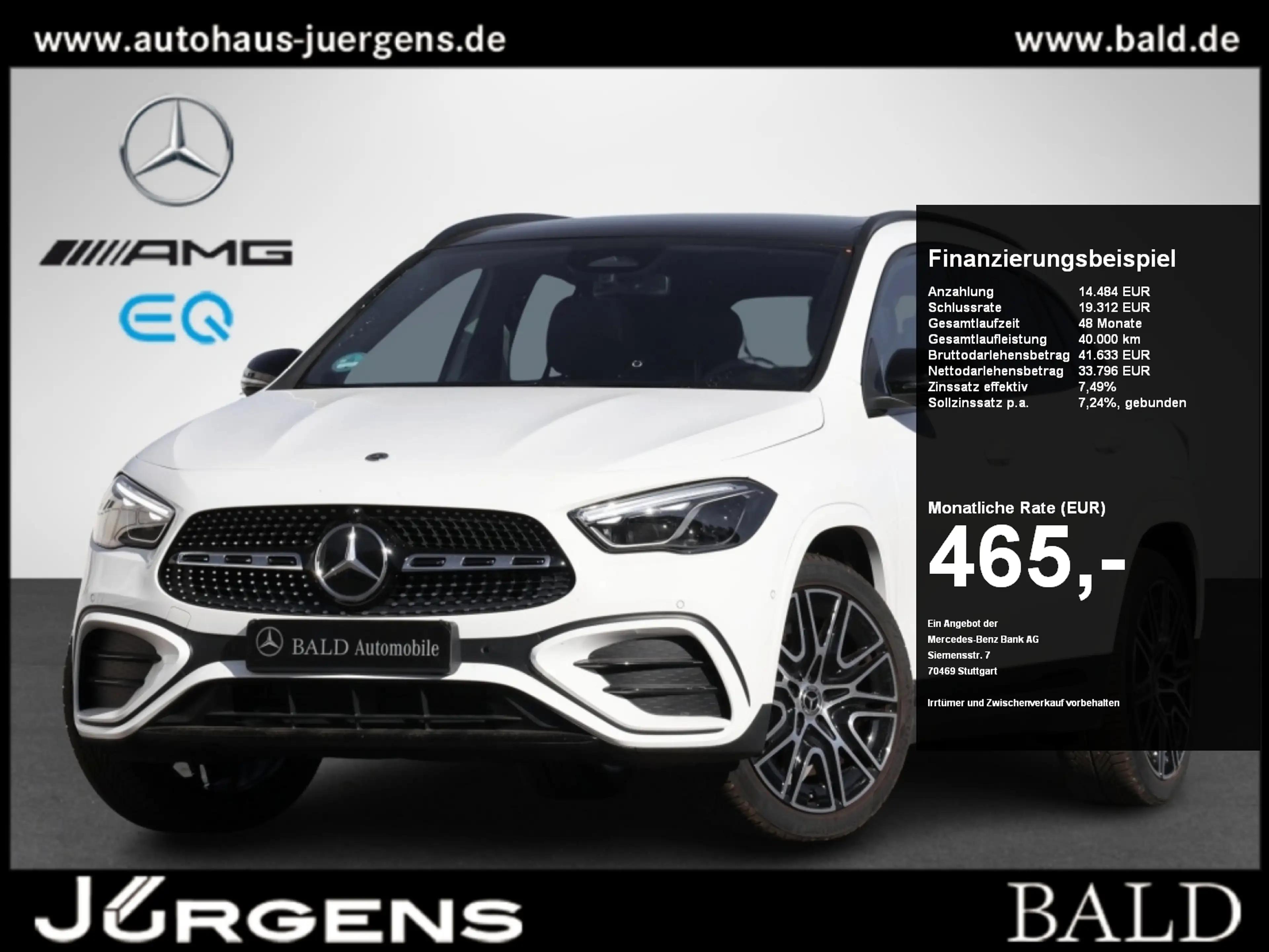 Mercedes-Benz GLA 220 d 4MATIC AMG-Sport+Pano+Distr+MLB+Night