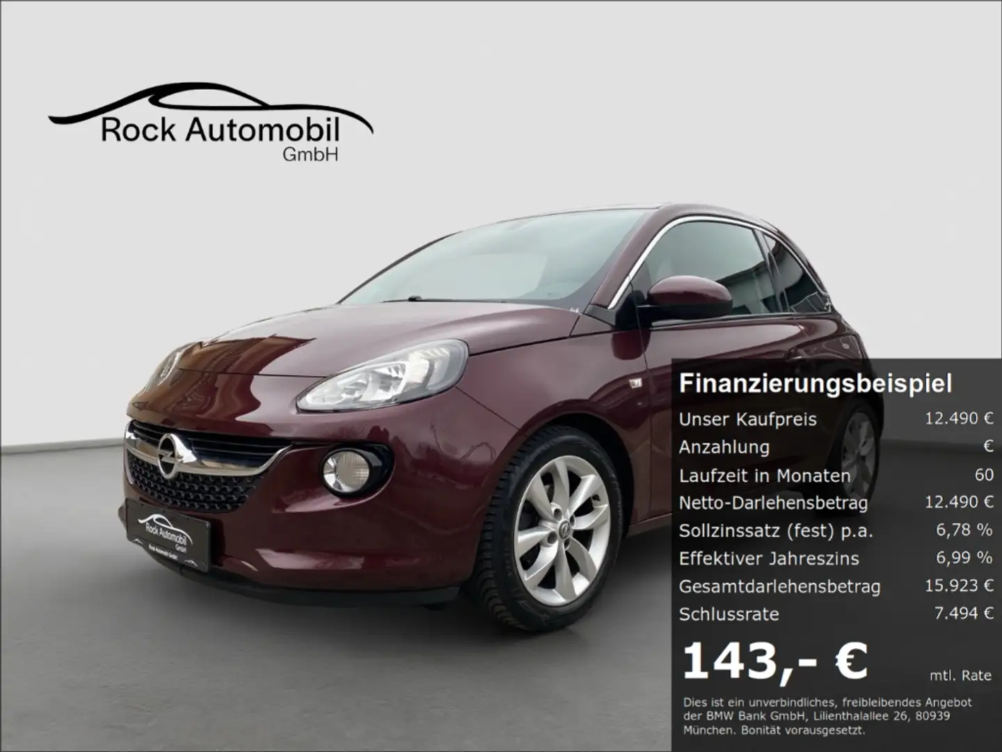 Opel Adam Jam 1,4 Benzin Klima *Garantie* Červená - 1