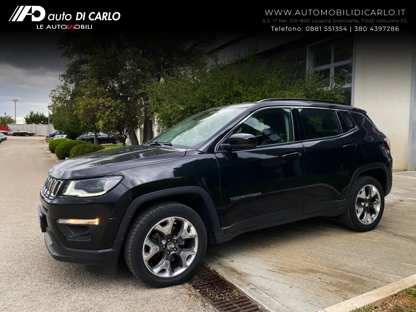 Jeep Compass Compass 1.6 Multijet II 2WD Longitude Zwart - 1