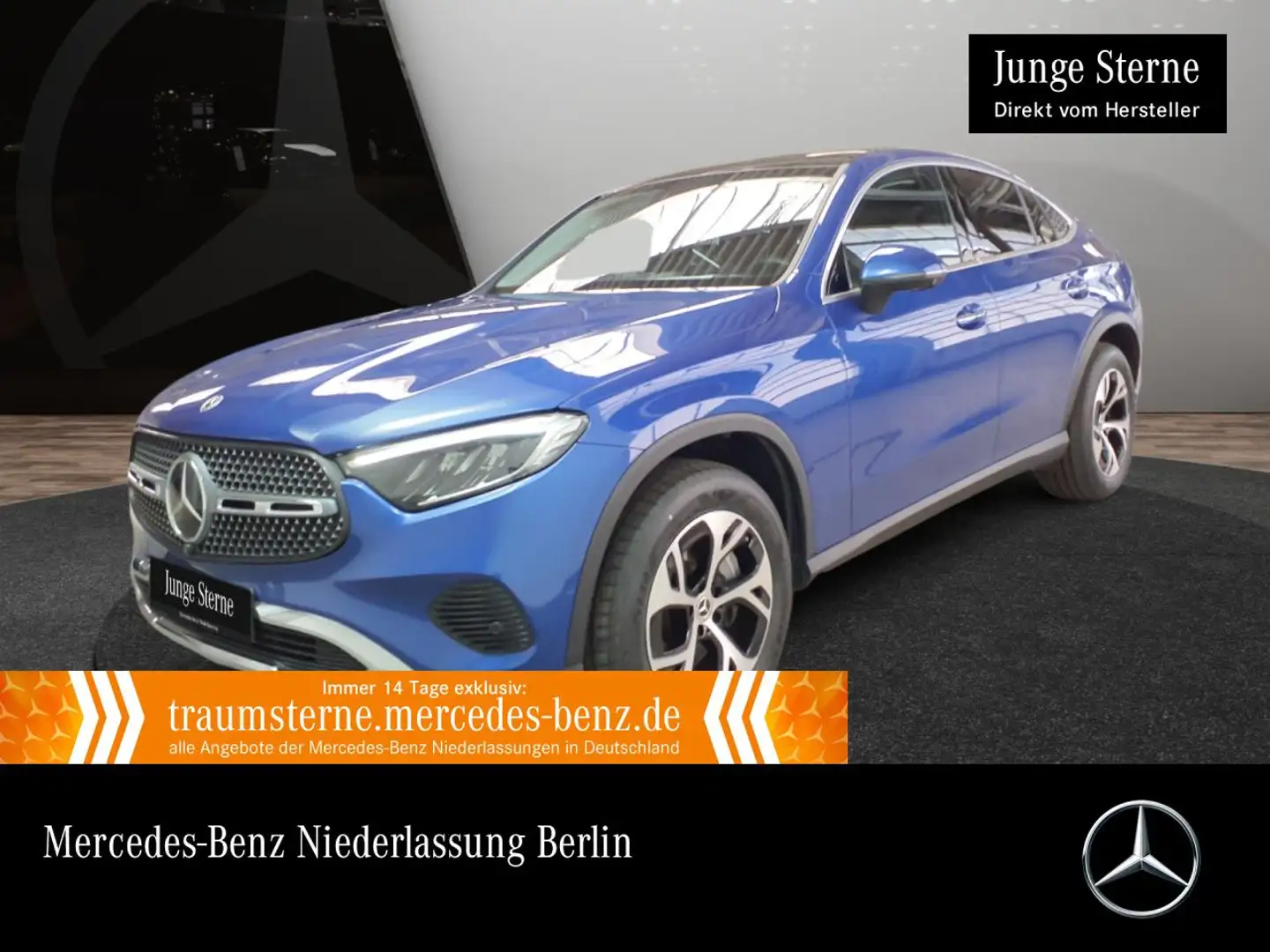 Mercedes-Benz GLC 300 d 4M AVANTG+PANO+360+AHK+LED+KEYLESS+9G Blau - 1