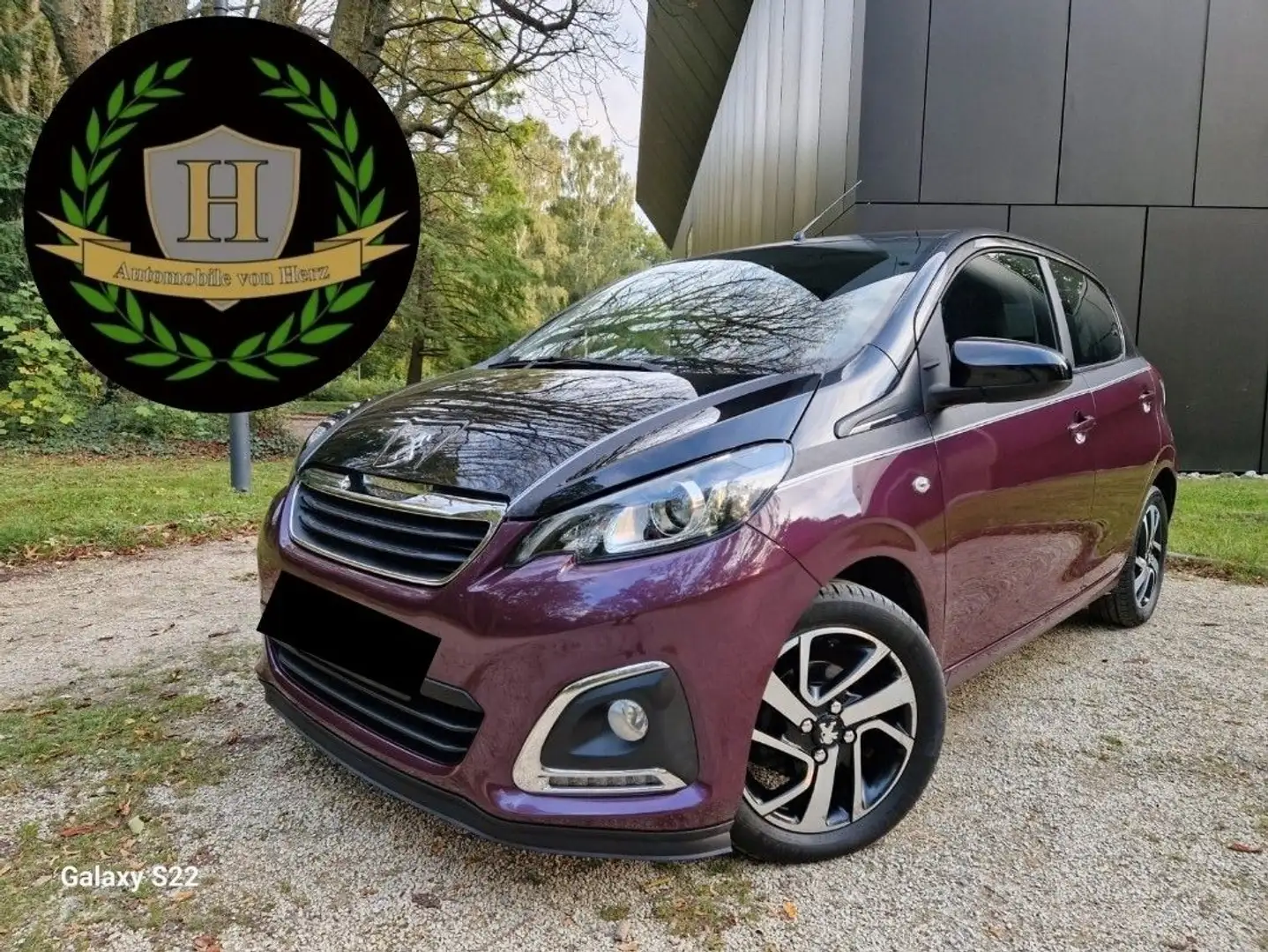 Peugeot 108 Allure Dual Design Klima PDC SH Alu Violett - 1