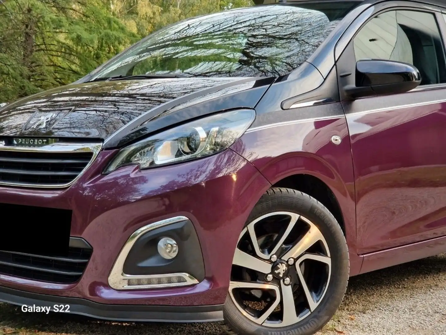 Peugeot 108 Allure Dual Design Klima PDC SH Alu Violett - 2