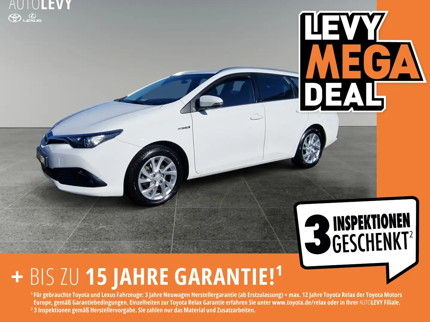 Toyota Auris TS Hybrid Navi+Sitzheizung+Allwetter+Kamera Wit - 1