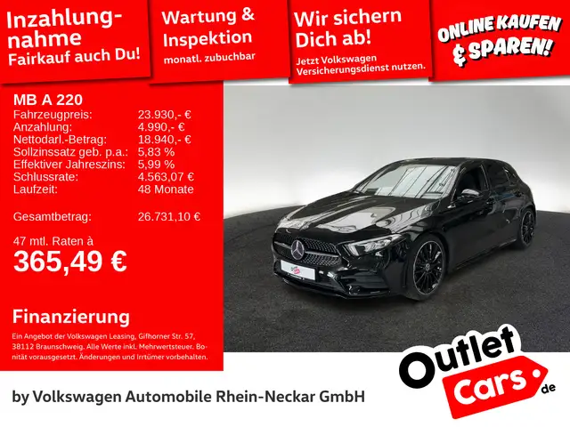Mercedes-Benz A 220 A220 AMG Line Automatik LED Navi Premium u