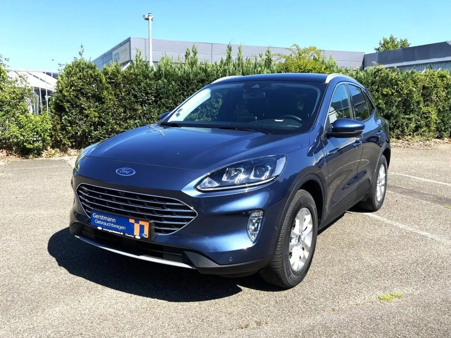 Ford Kuga 2.5 Duratec PHEV TITANIUM AHK Panorama Blauw - 1