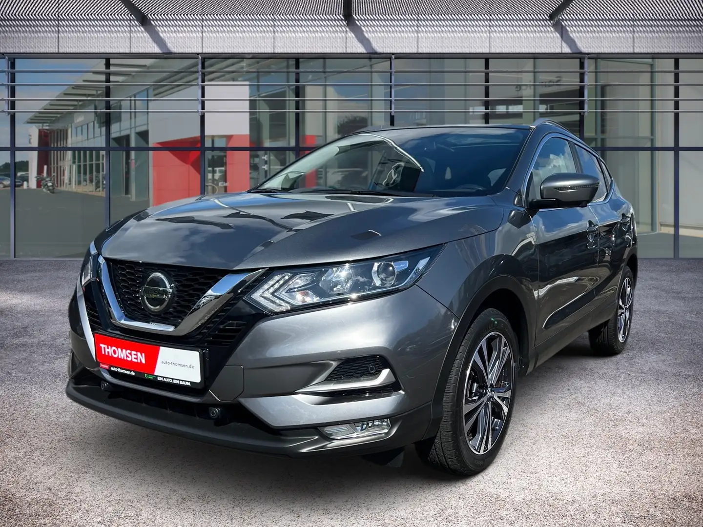 Nissan Qashqai 1.2 DIG-T N-Connecta Navi 360 Kam. Leder Gris - 2