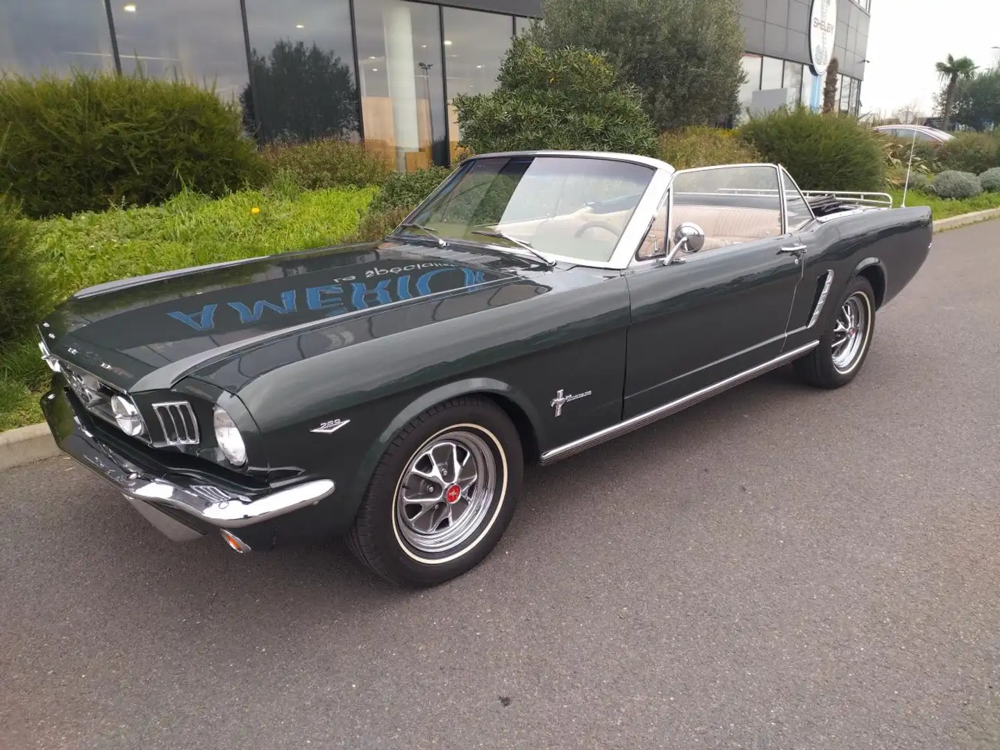 Ford Mustang Cabriolet V8 289 code C - A RESTAURER - VENTE MARCHAND Groen - 2