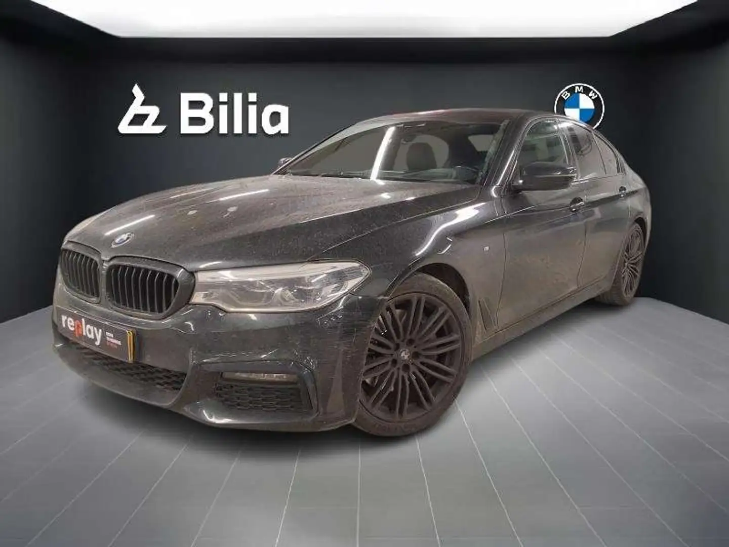 BMW 530 530i m-sport Zwart - 2