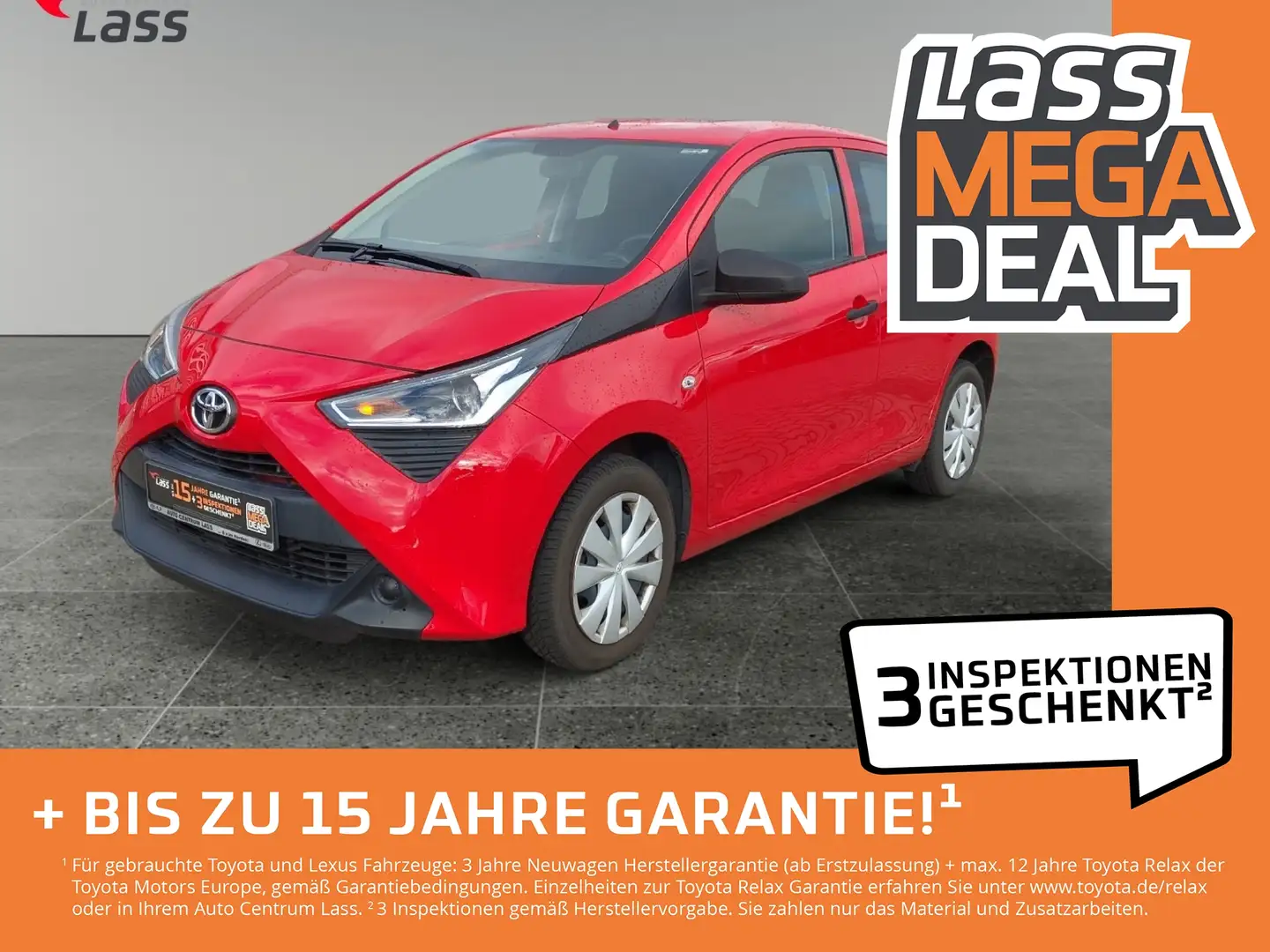 Toyota Aygo 1.0 x Matrix Facelift Rouge - 1