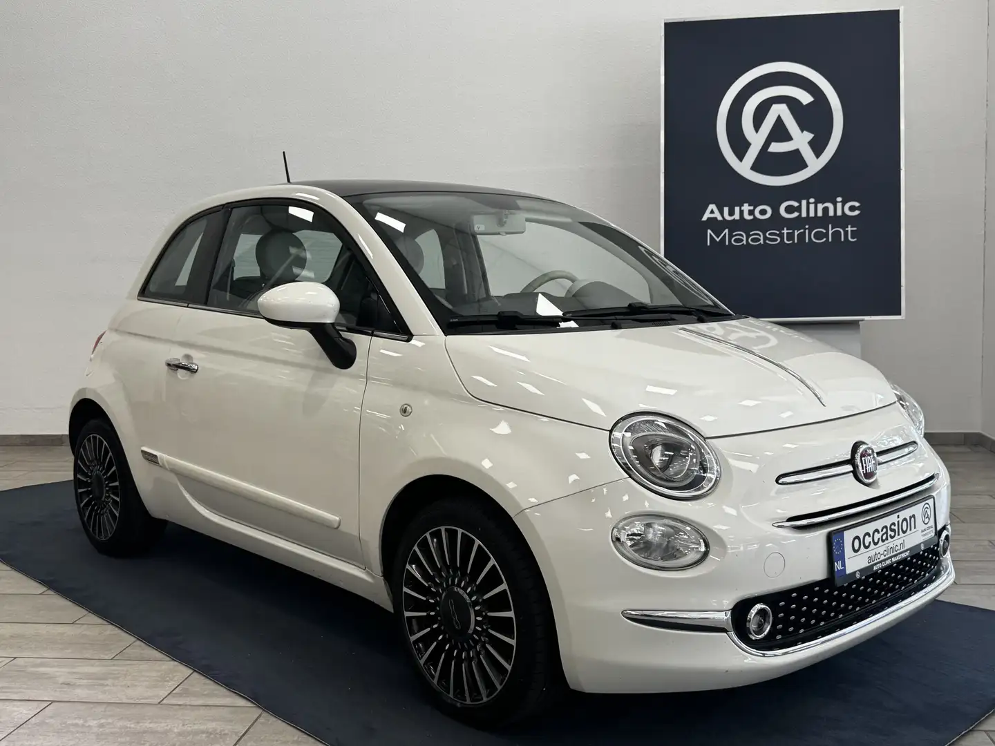 Fiat 500 1.2 LOUNGE | 4-CILINDER | 12 MDN GARANTIE | PARELM Bianco - 2