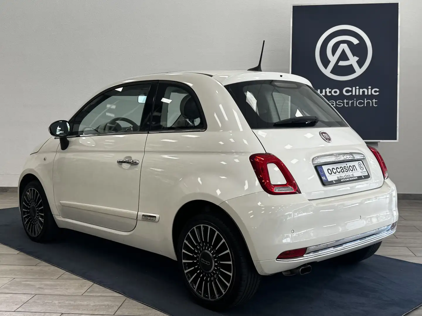 Fiat 500 1.2 LOUNGE | 4-CILINDER | 12 MDN GARANTIE | PEARL Wit - 2