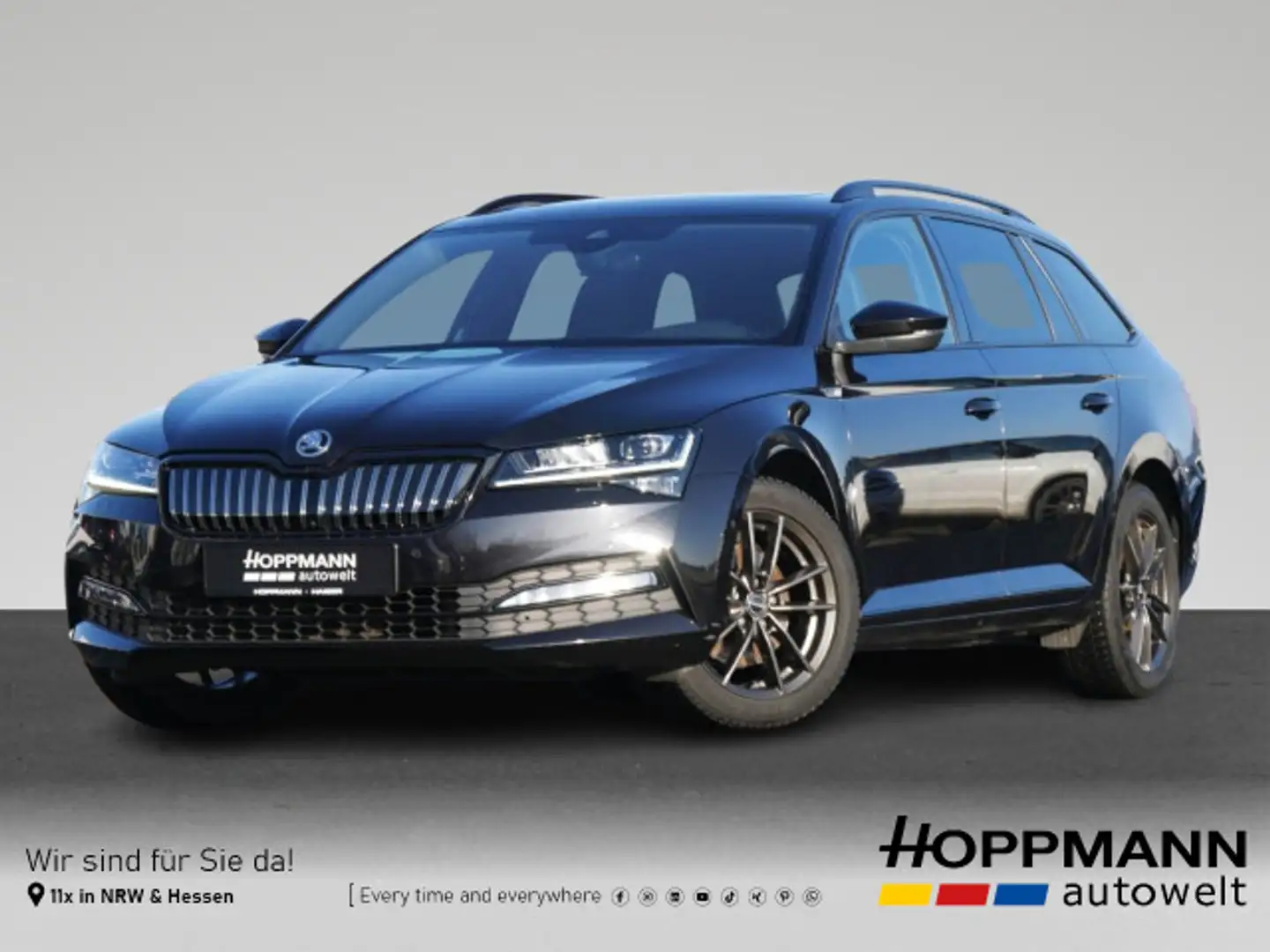 Skoda Superb Combi 1.4 TSI Sportline iV Pano AHK Kamer Schwarz - 1