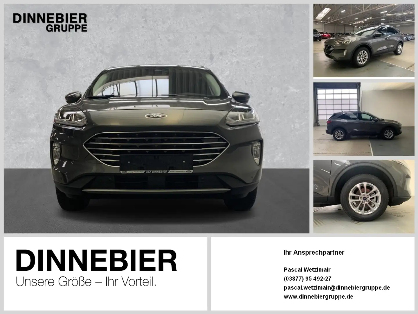 Ford Kuga Titanium 2.5l PHEV *elektr. Heckklappe* LM Gris - 1