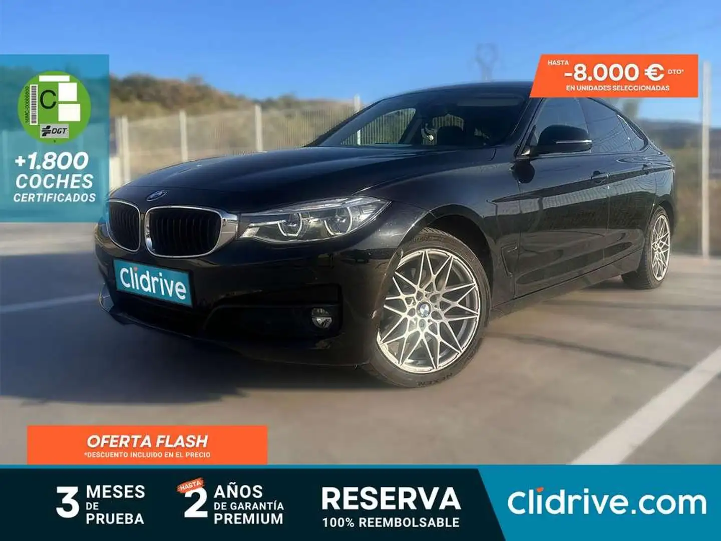 BMW 320 320dA Gran Turismo xDrive Negro - 1