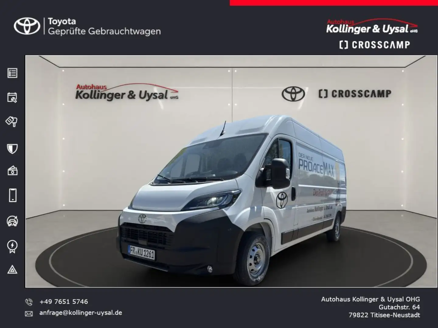 Toyota Proace Max 2.2-l-D 35 L3H2 Meister Alb - 1