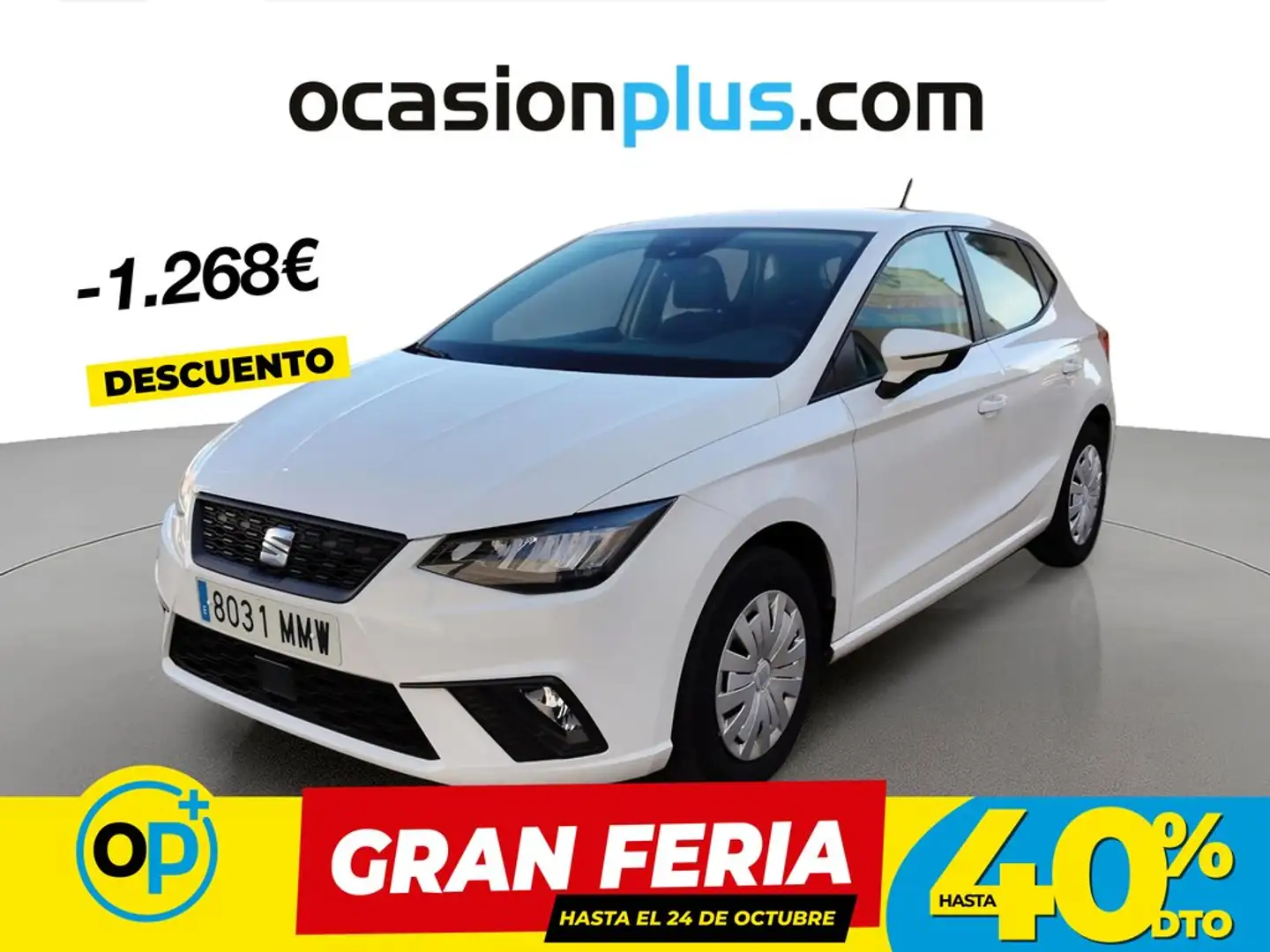 SEAT Ibiza 1.0 MPI Evo S&S Reference XM 80 Blanco - 1