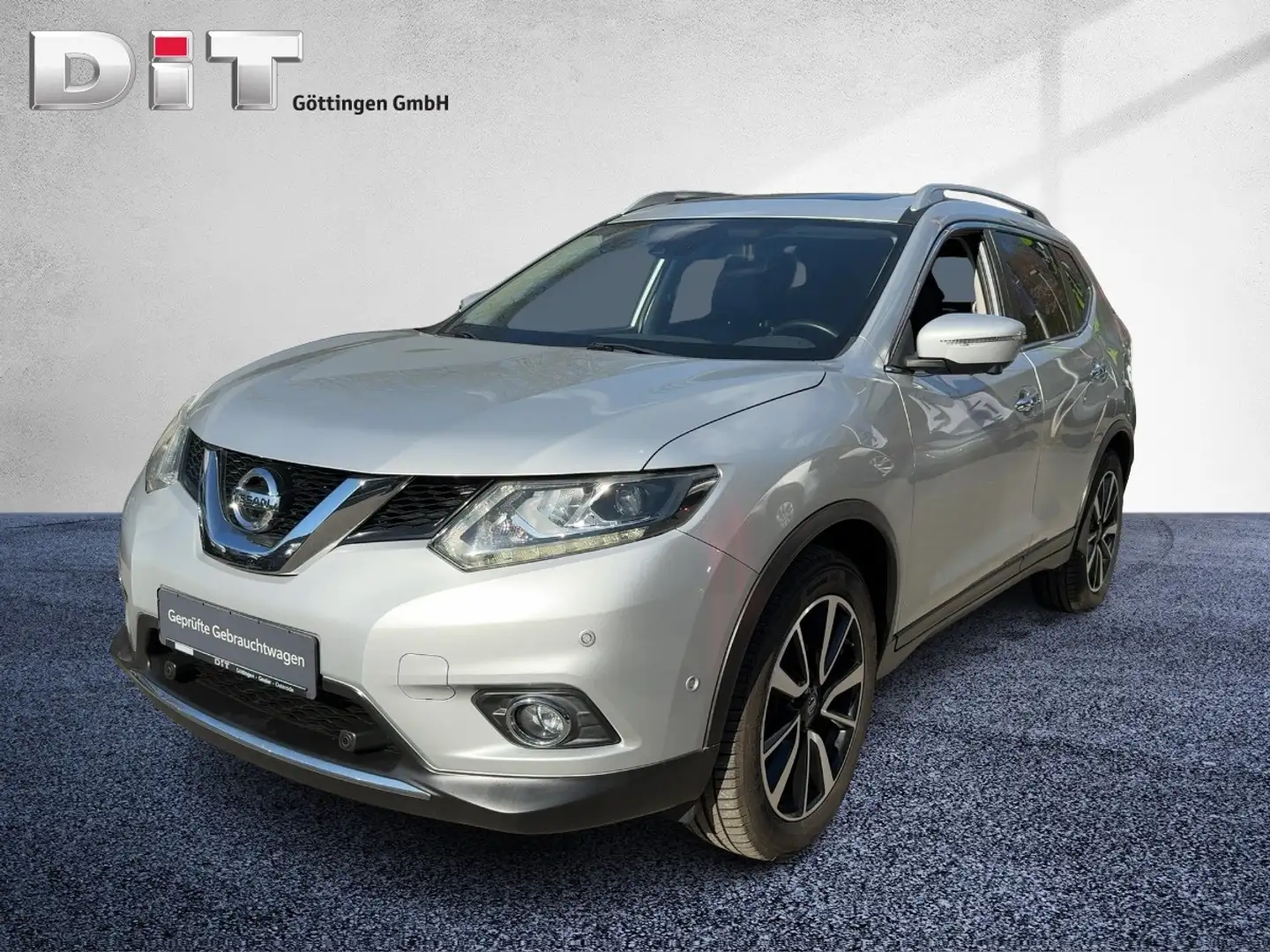 Nissan X-Trail 1.6 DIG-T Tekna FLA Pano SpurH Leder LM Plateado - 1