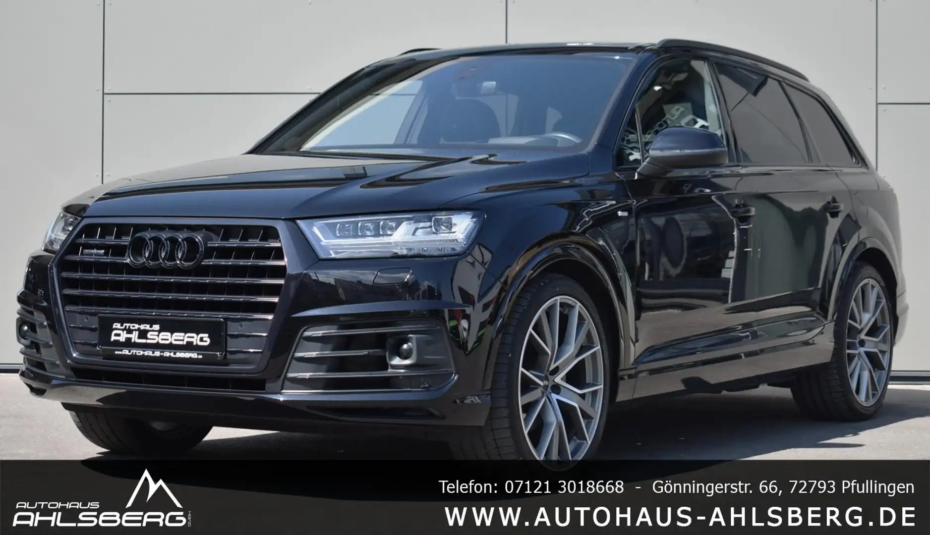 Audi Q7 50 TDI quattro S-LINE/STHZ/ACC/LEDER/PANO/22" Schwarz - 1