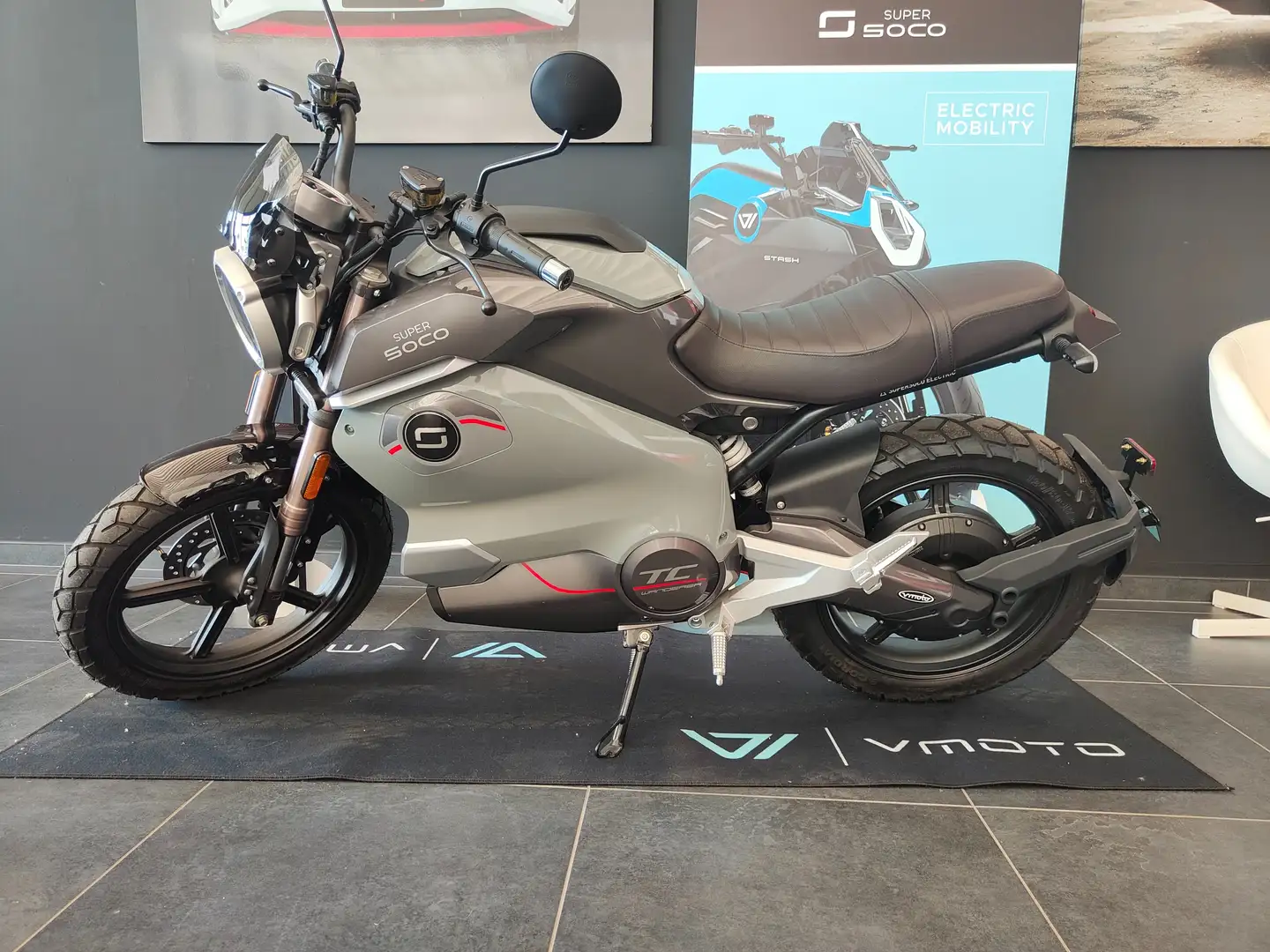 Super Soco TC Wanderer Vmoto TC WANDER (pari a 125cc) Gris - 2