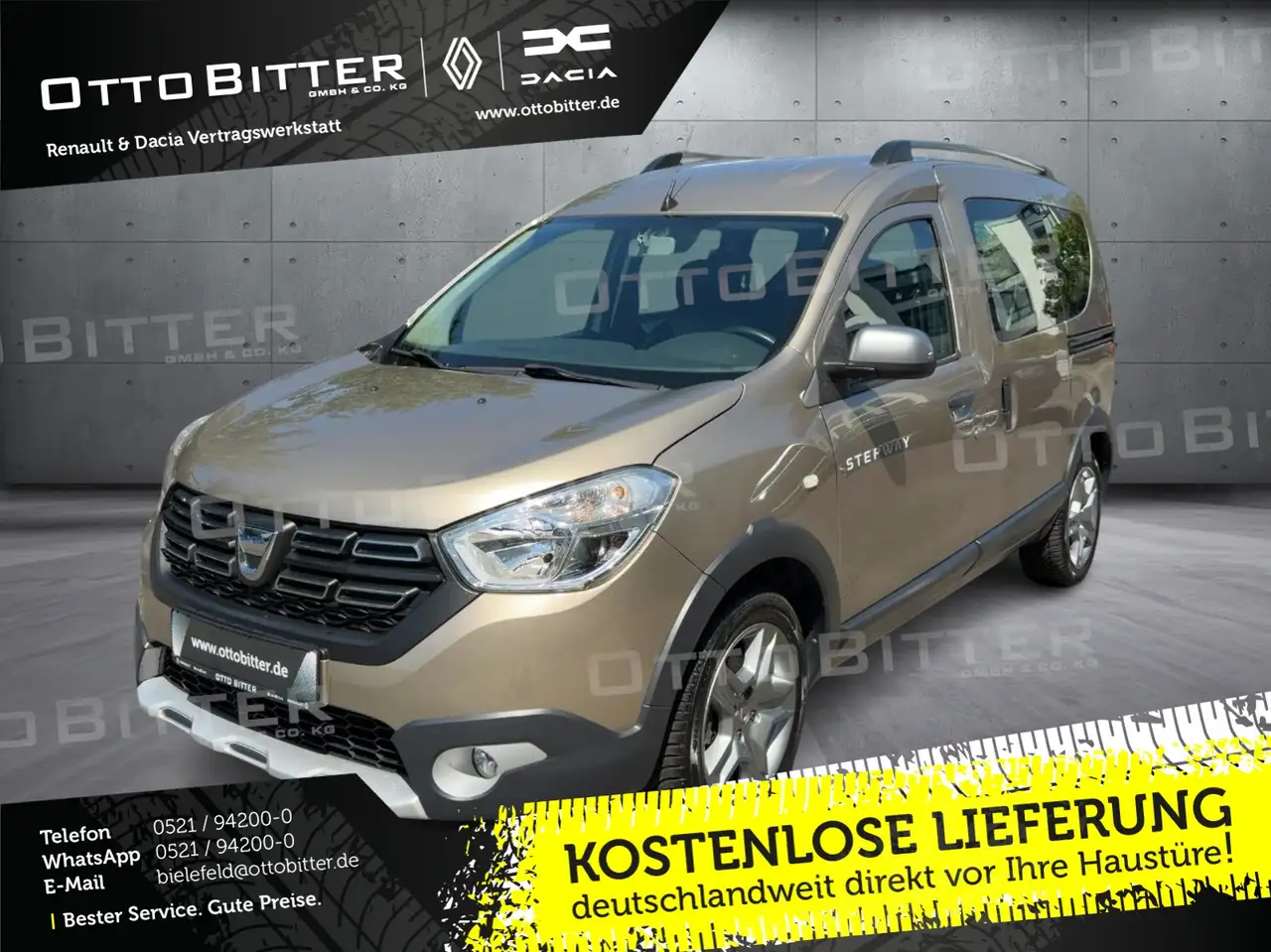 Dacia Dokker TCe130 Stepway Plus KAMERA/SITZH/GJR/NAVI