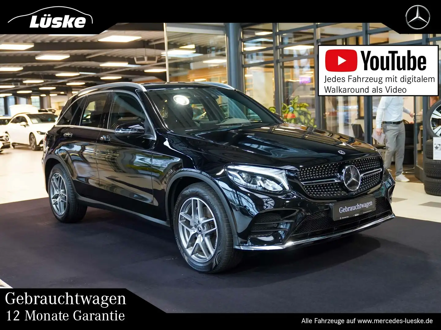 Mercedes-Benz GLC 250 GLC 250 d 4M AMG Line COMAND AHK DISTRO KEYLESS Schwarz - 1