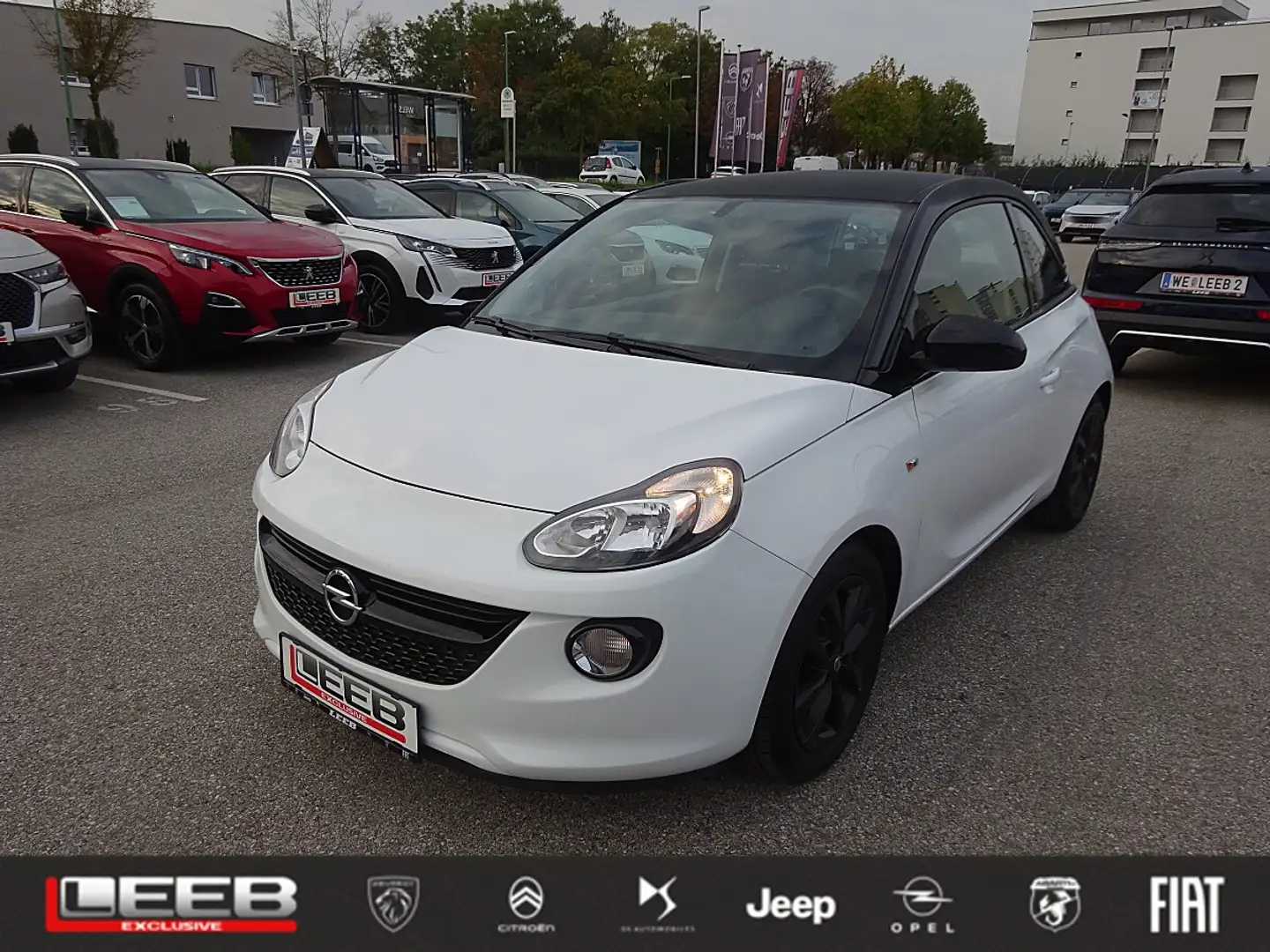 Opel Adam 1.2 Unlimited Weiß - 1