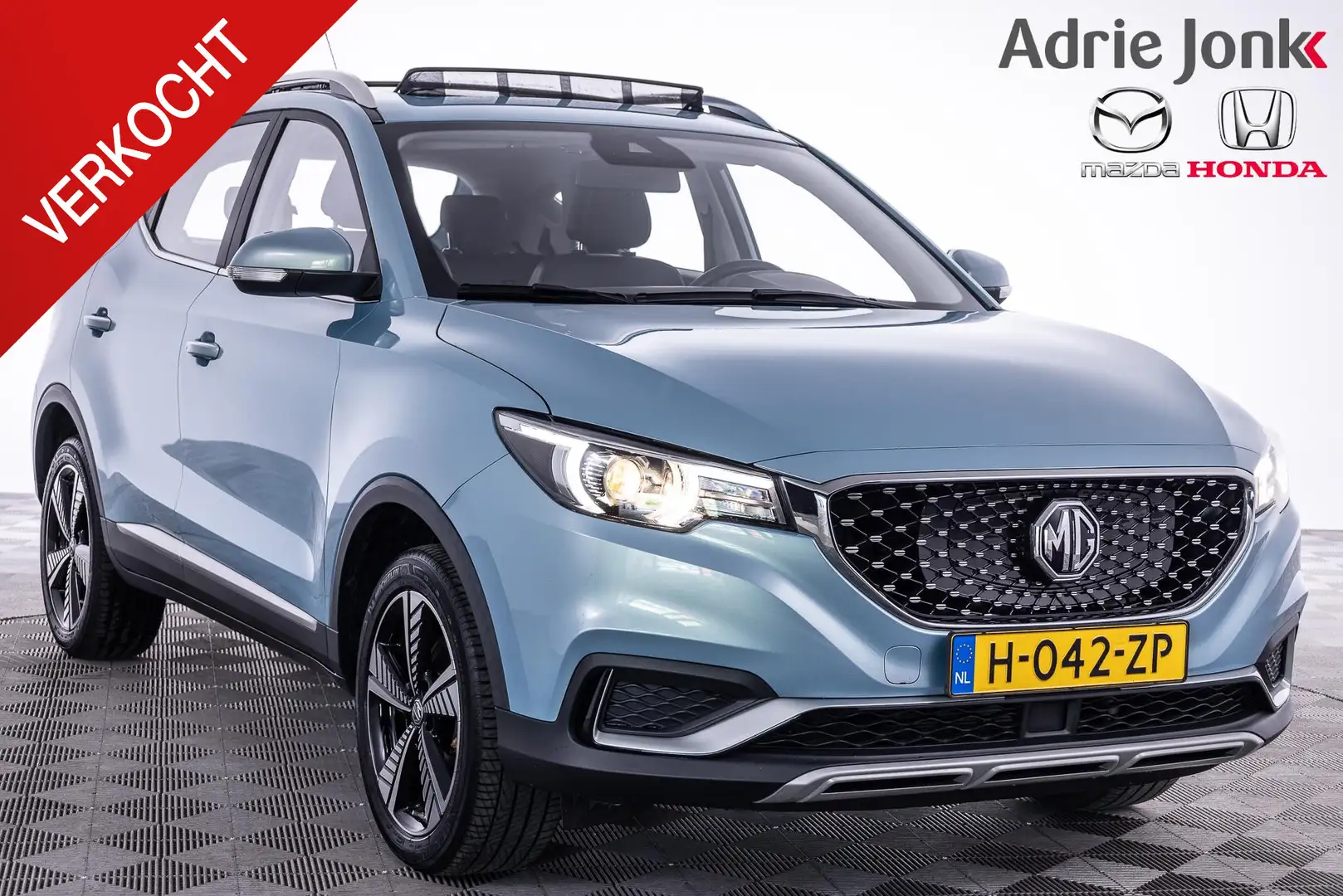 MG ZS MG EV Luxury 45 kWh | AUTOMAAT | LEDER | APPLE CAR Azul - 1