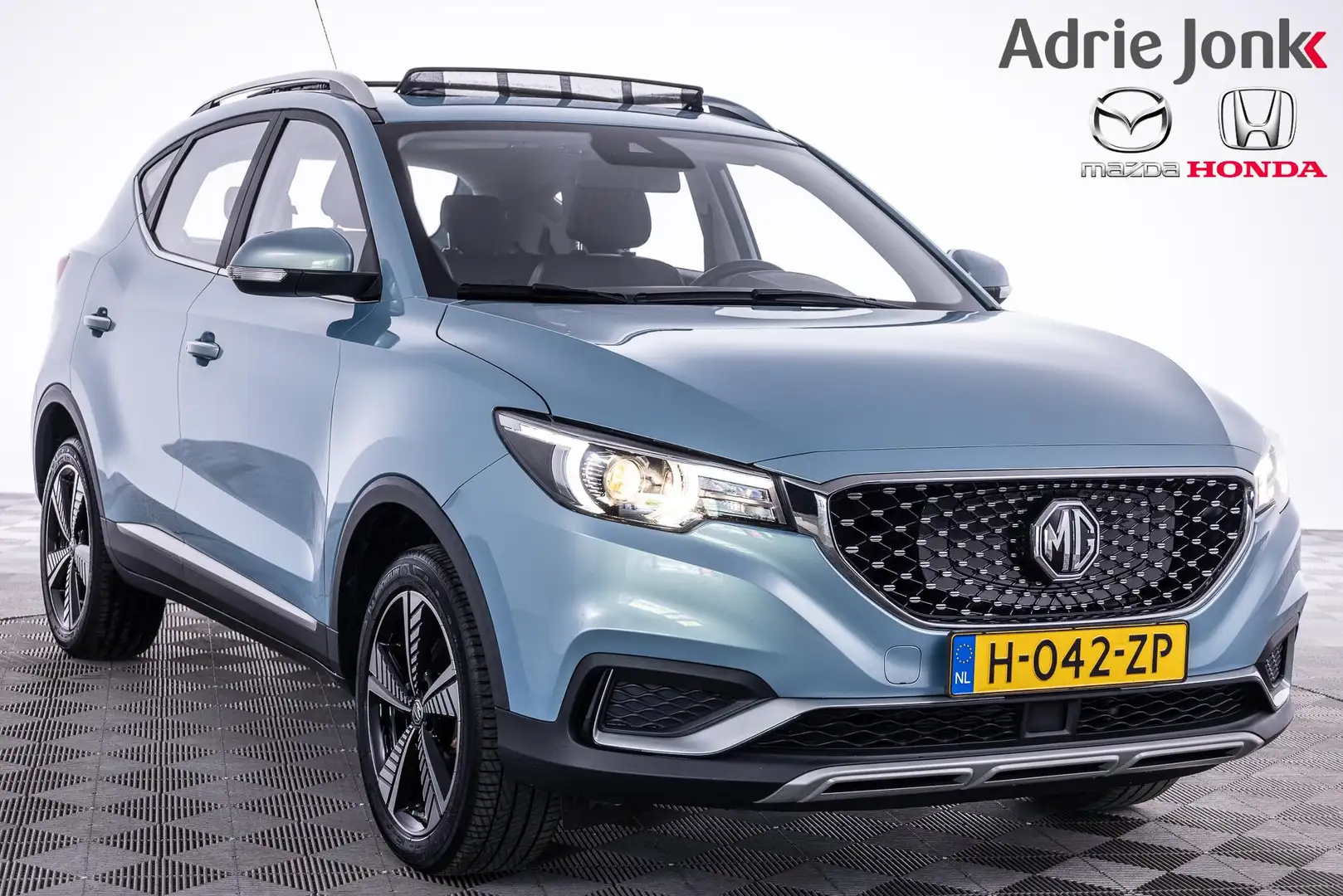 MG ZS MG EV Luxury 45 kWh | AUTOMAAT | LEDER | APPLE CAR Blauw - 1