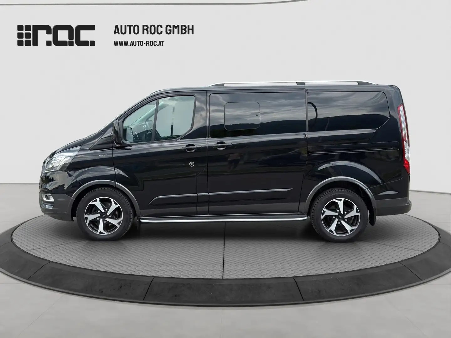 Ford Tourneo Custom 2.0TDCi 320 L1 Active mHEV Aut. AHK/TeilLeder/Nav Schwarz - 2