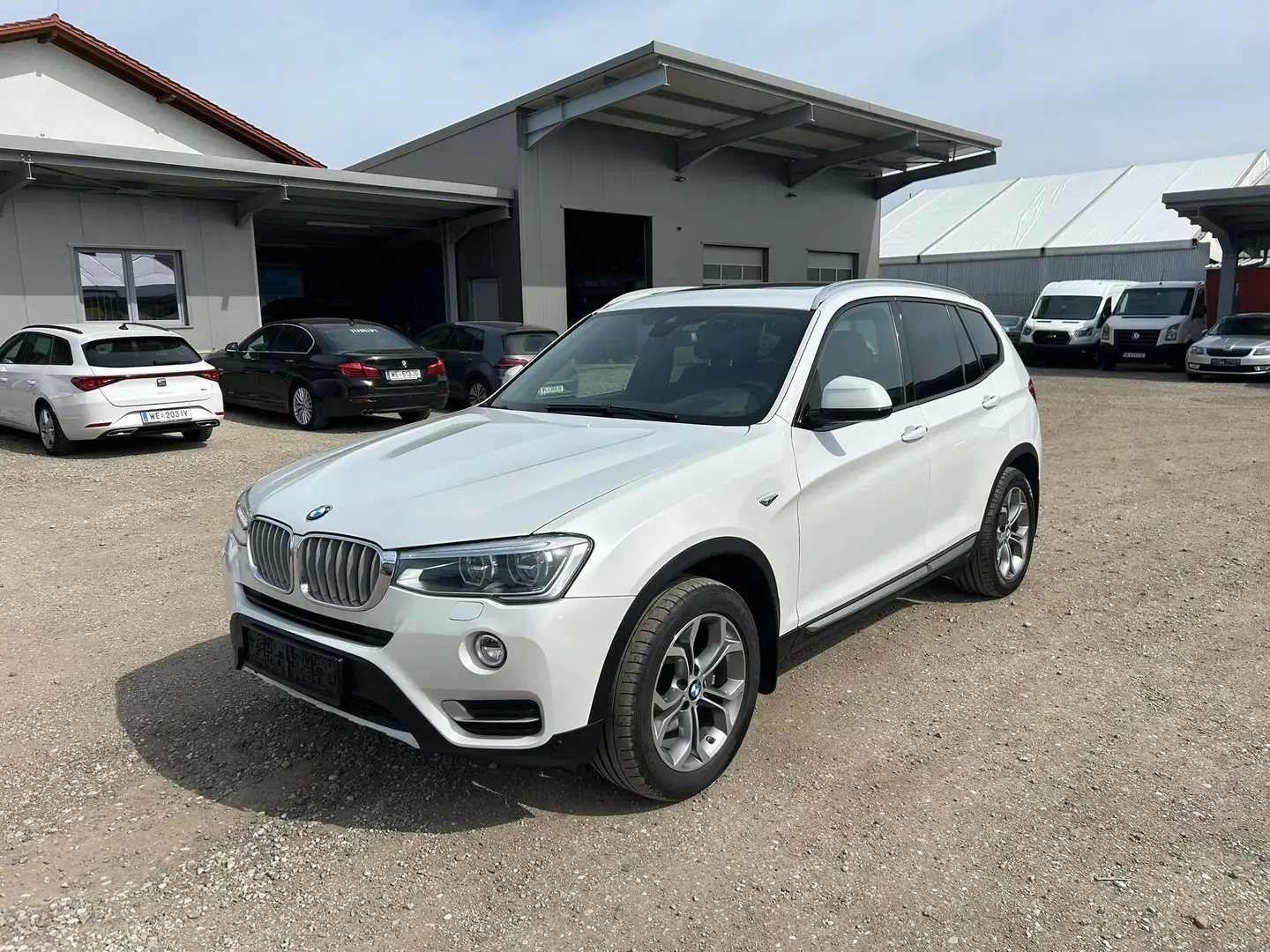 BMW X3 xDrive 20 d Weiß - 1