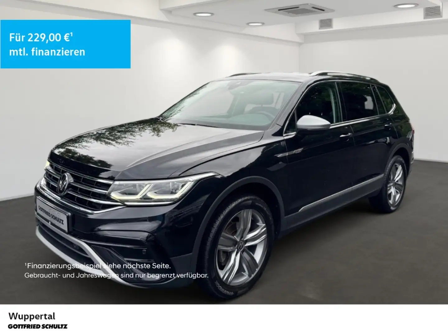 Volkswagen Tiguan Allspace 2.0 TDI DSG 4M NAVI ACC LED SHZ PDC LM Schwarz - 1