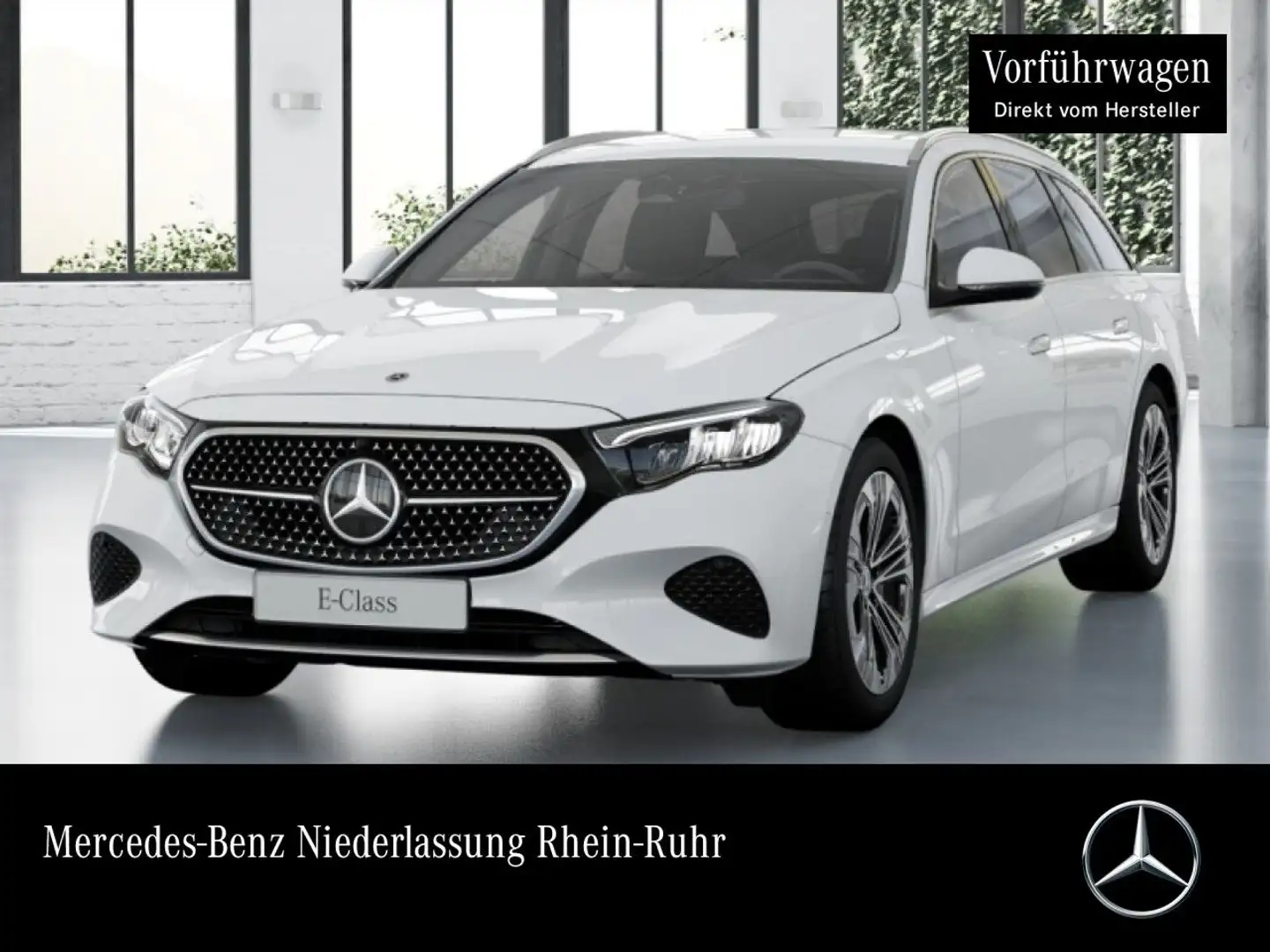 Mercedes-Benz E 300 de T 4M Hybrid Avantgarde ALU 19" LED PTS Weiß - 1